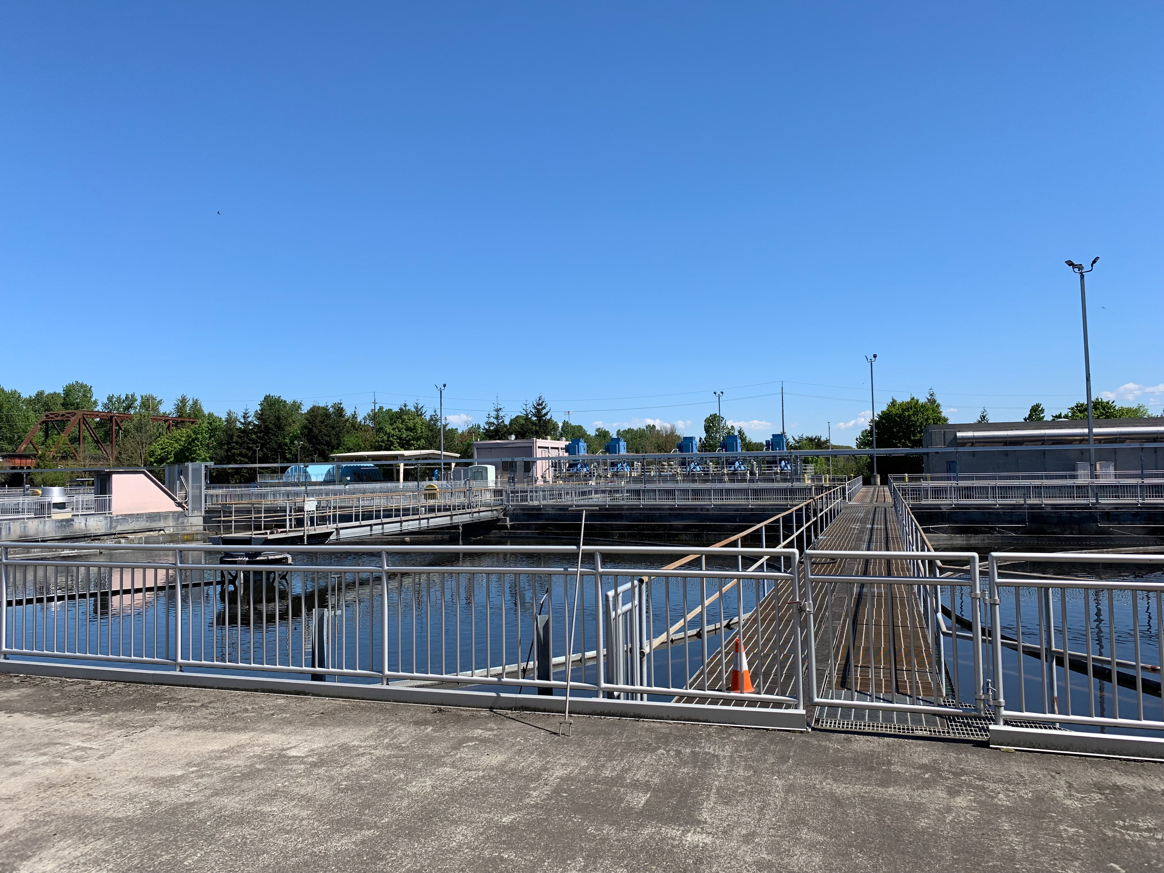 Secondary clarification in Portland