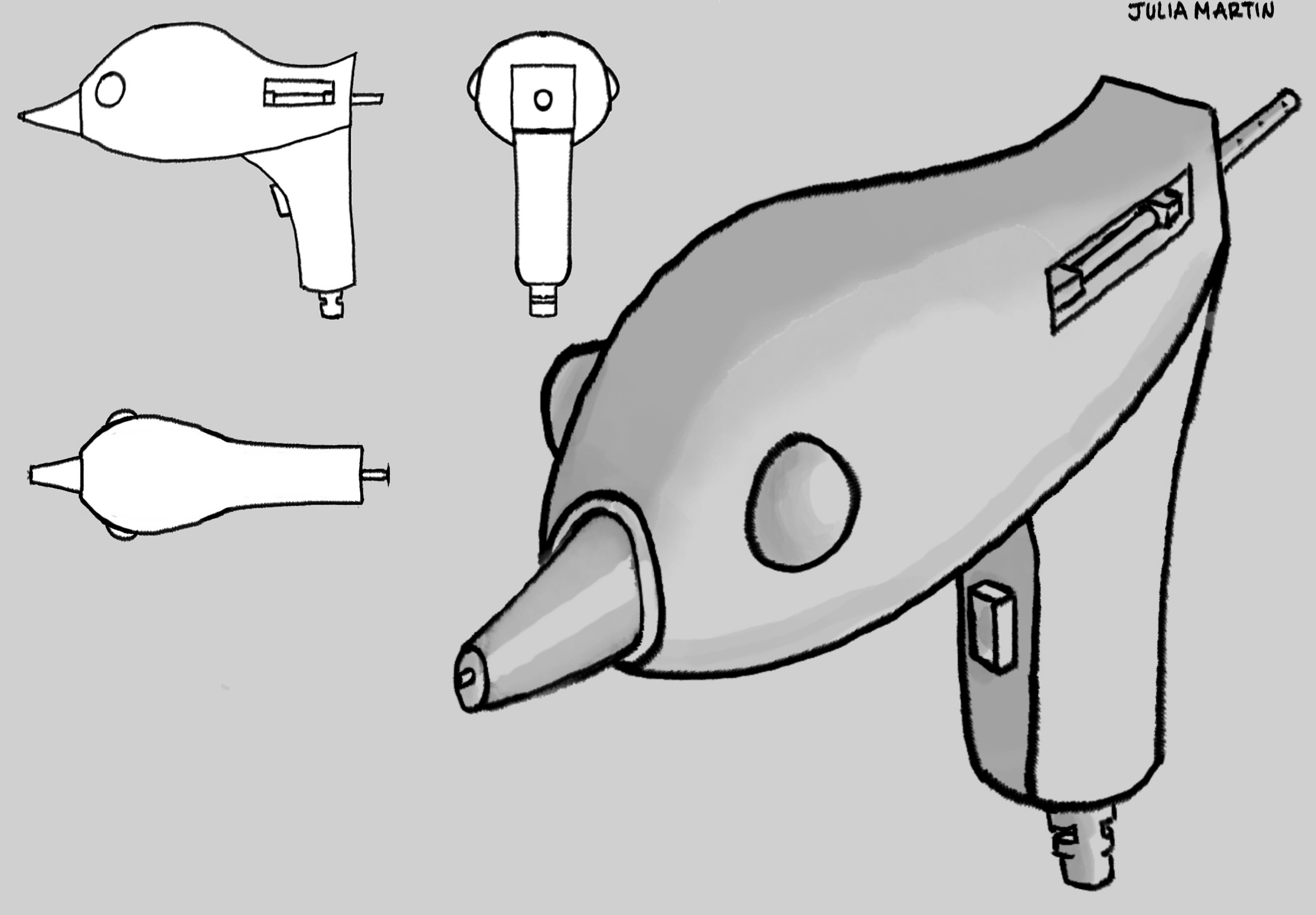 Ellen's Duck Shaped Glue Gun