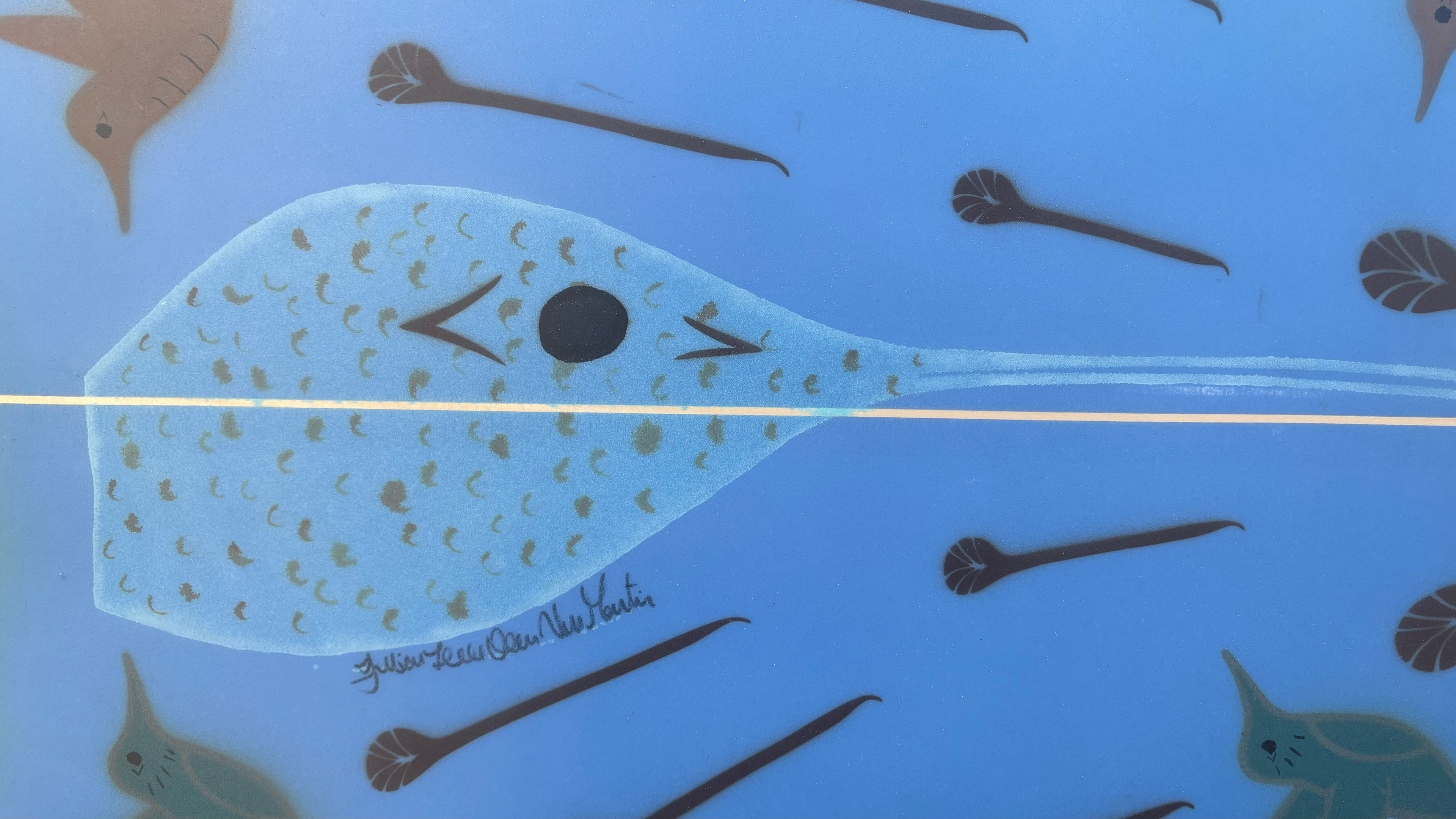 Medium: Acrylic Paint Over Polyurethane Foam. Glassed With Thermoset Resin.