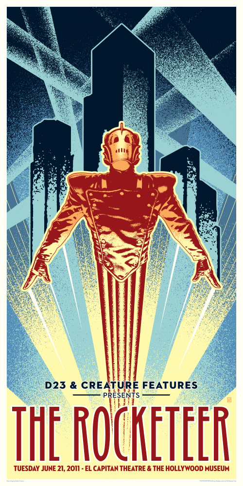 Rocketeer 20th anniversary poster.