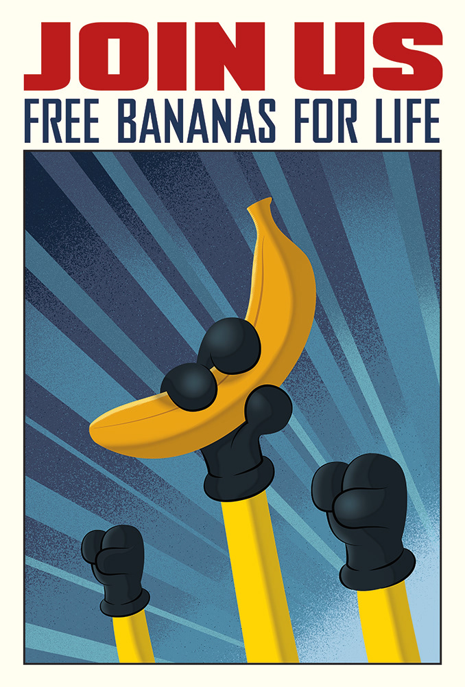 Amusement Park Poster. Layout, coloring, production. Photoshop and Illustrator.