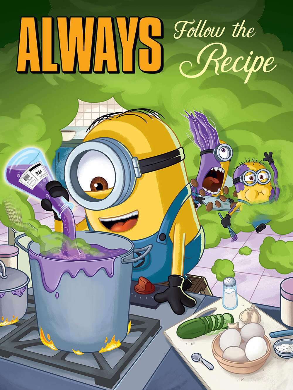 Amusement Park Poster. Layout, coloring, production. Photoshop and Illustrator.