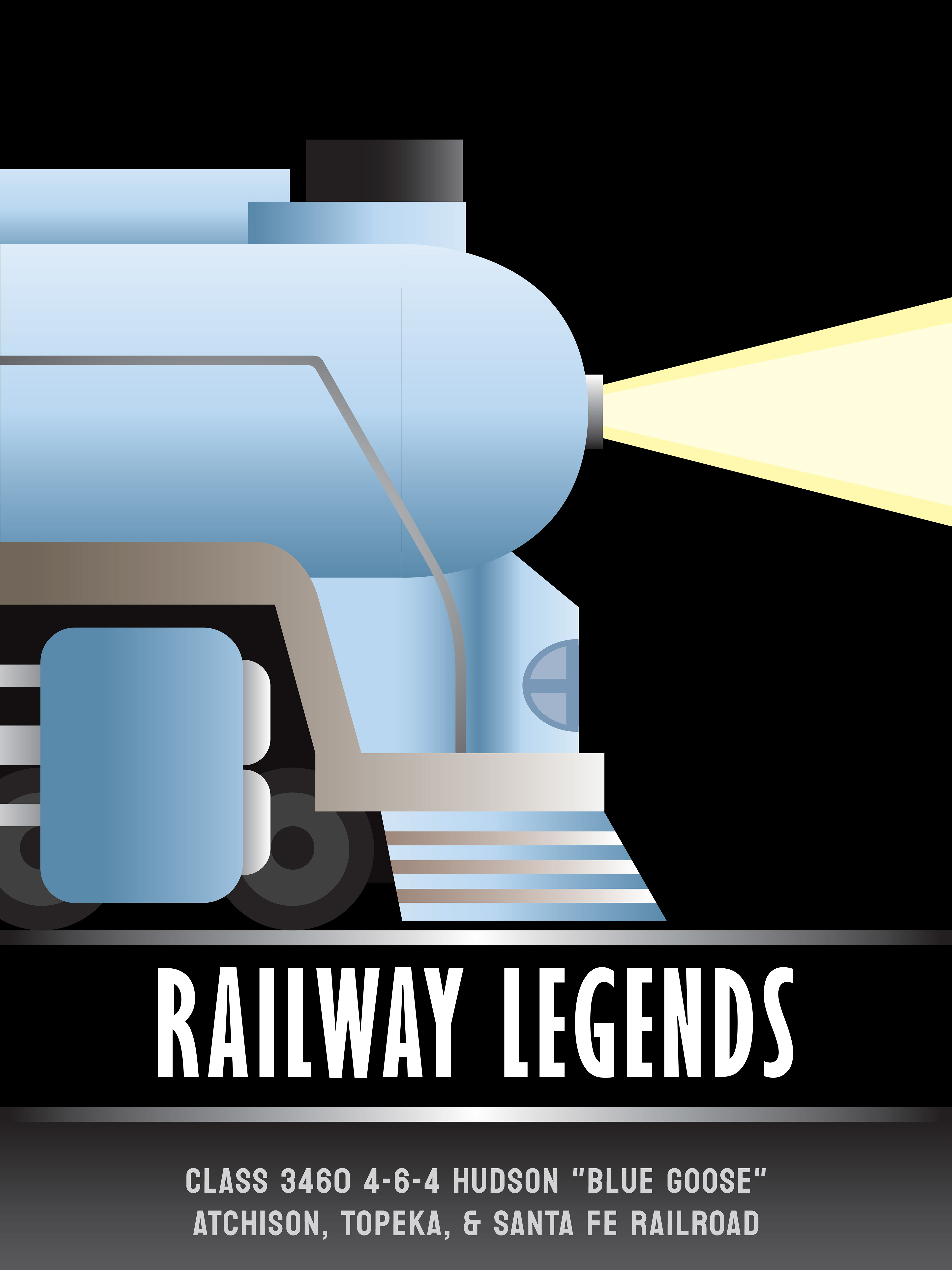 Class 3460 "Blue Goose" (18 x 24 Inches)