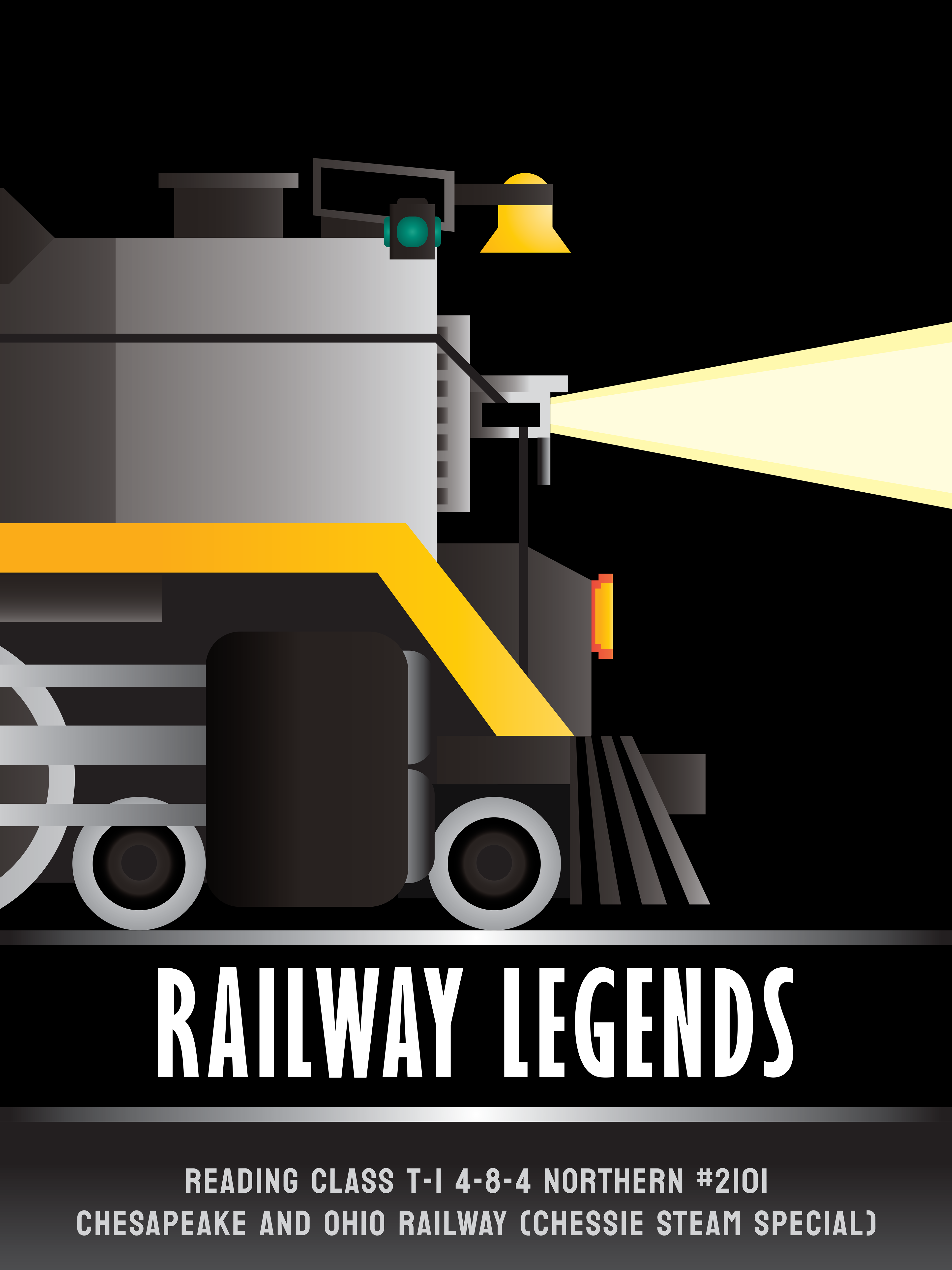 Chessie Steam Special (18 x 24 Inches)