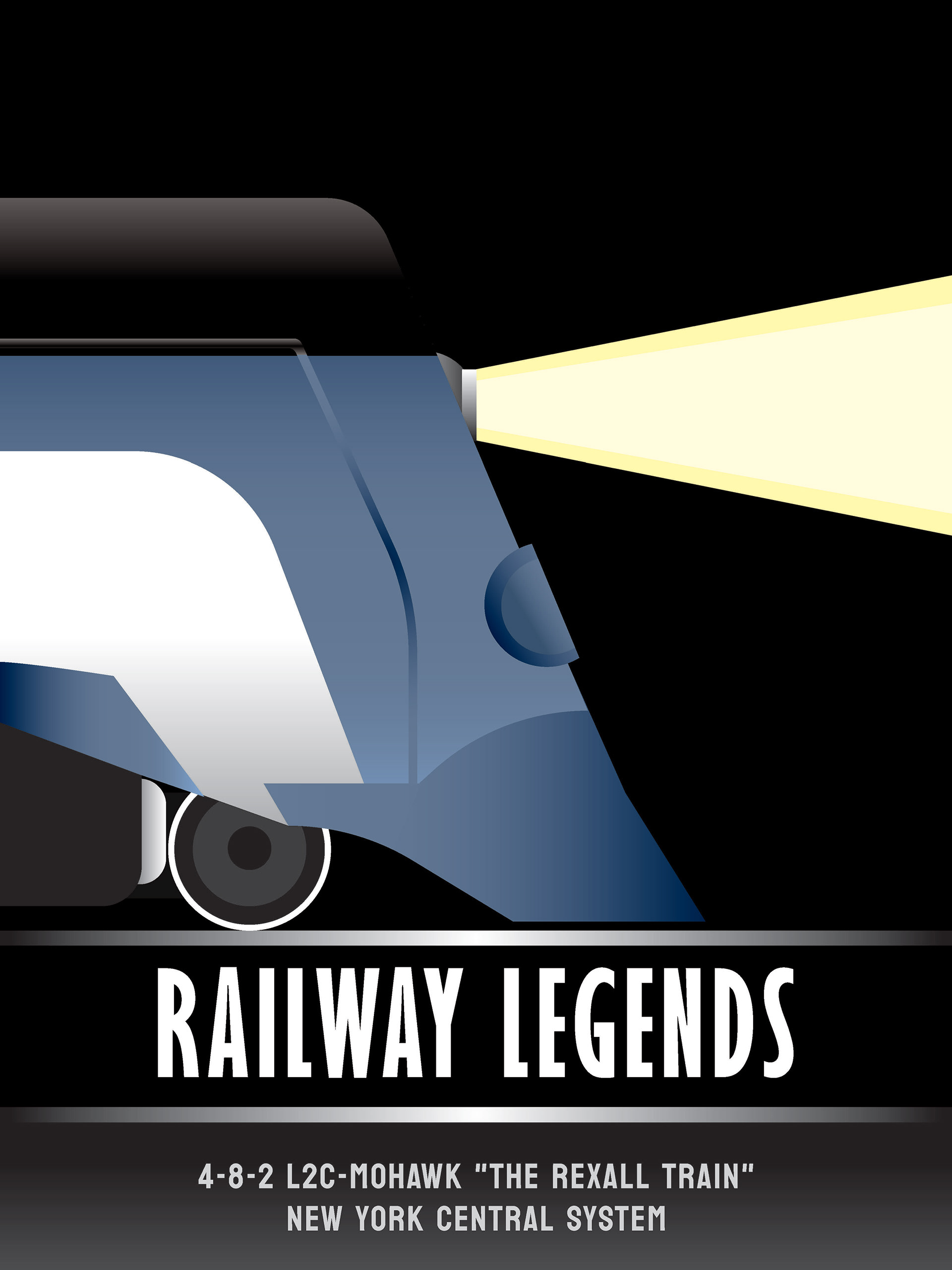 The Rexall Train (18 x 24 Inches)