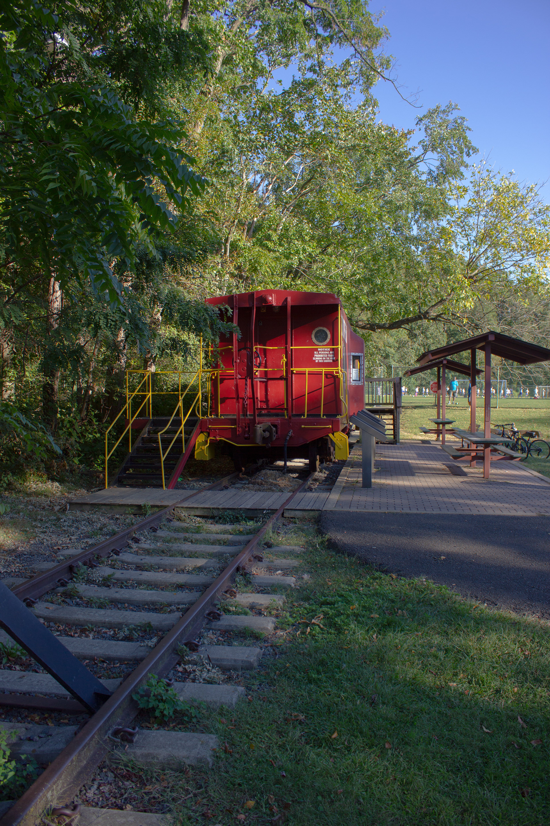 L&E #8 Caboose at Bluemont Park