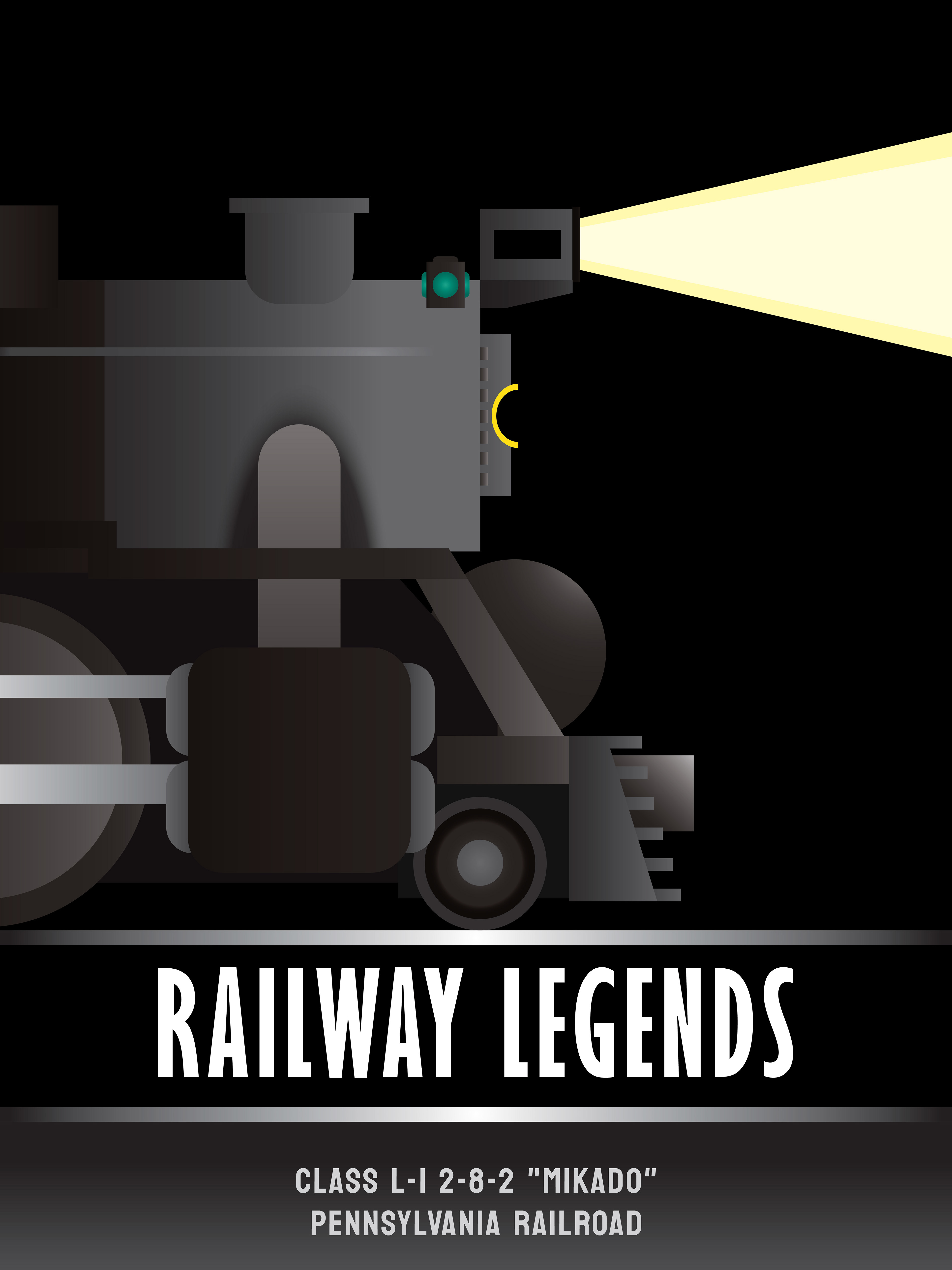 PRR Class L-1 Mikado (18 x 24 Inches)