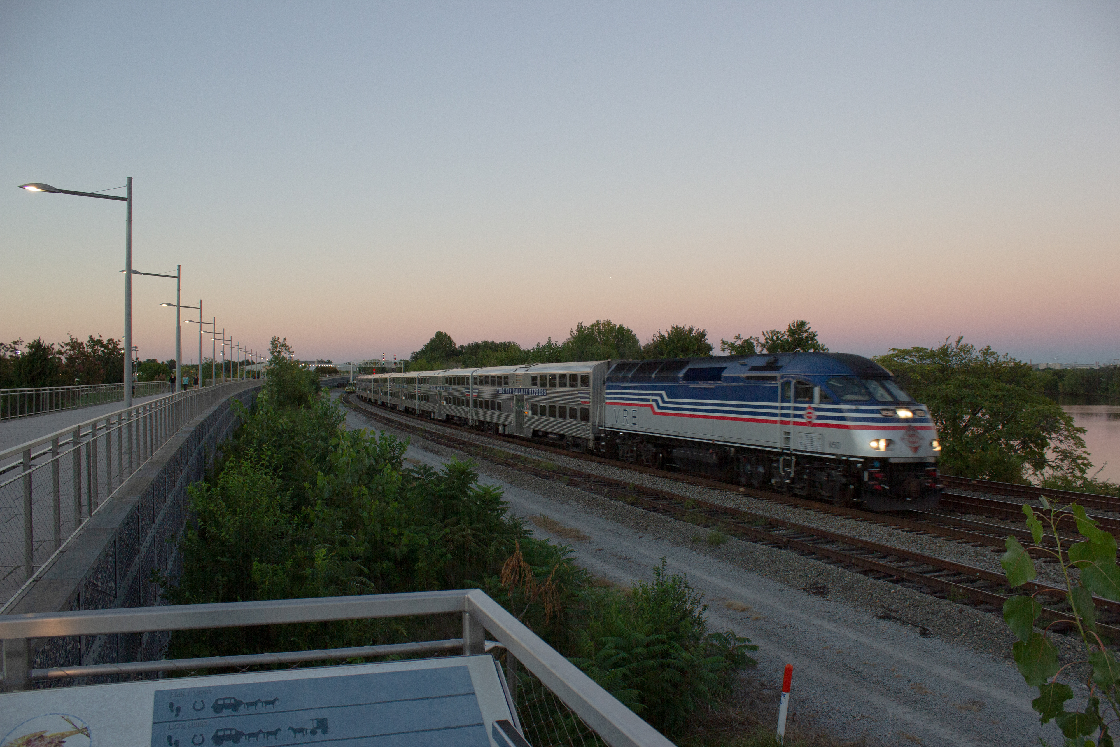 L&E #2 Train at Long Bridge Park
