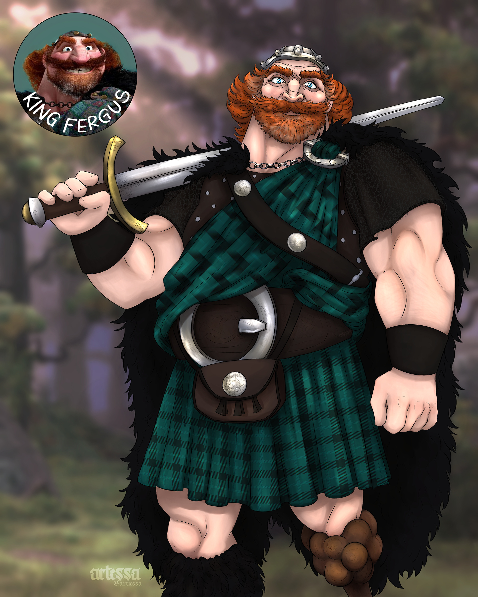 King Fergus from Brave