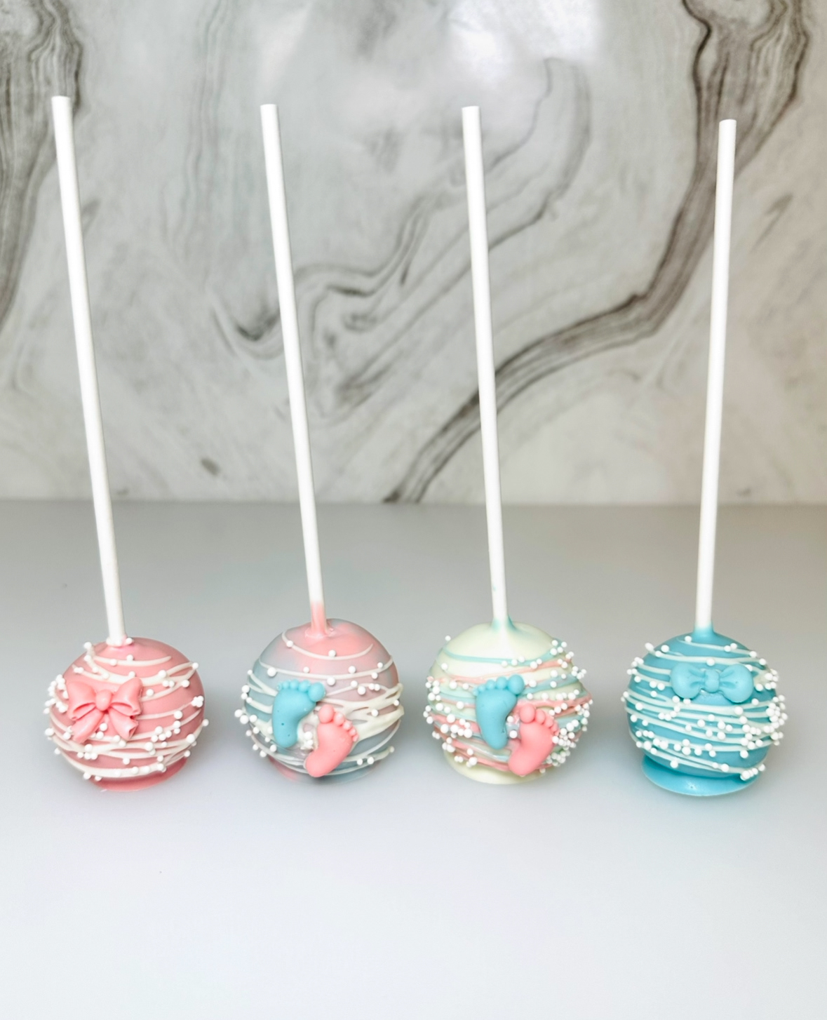 Baked cake pops