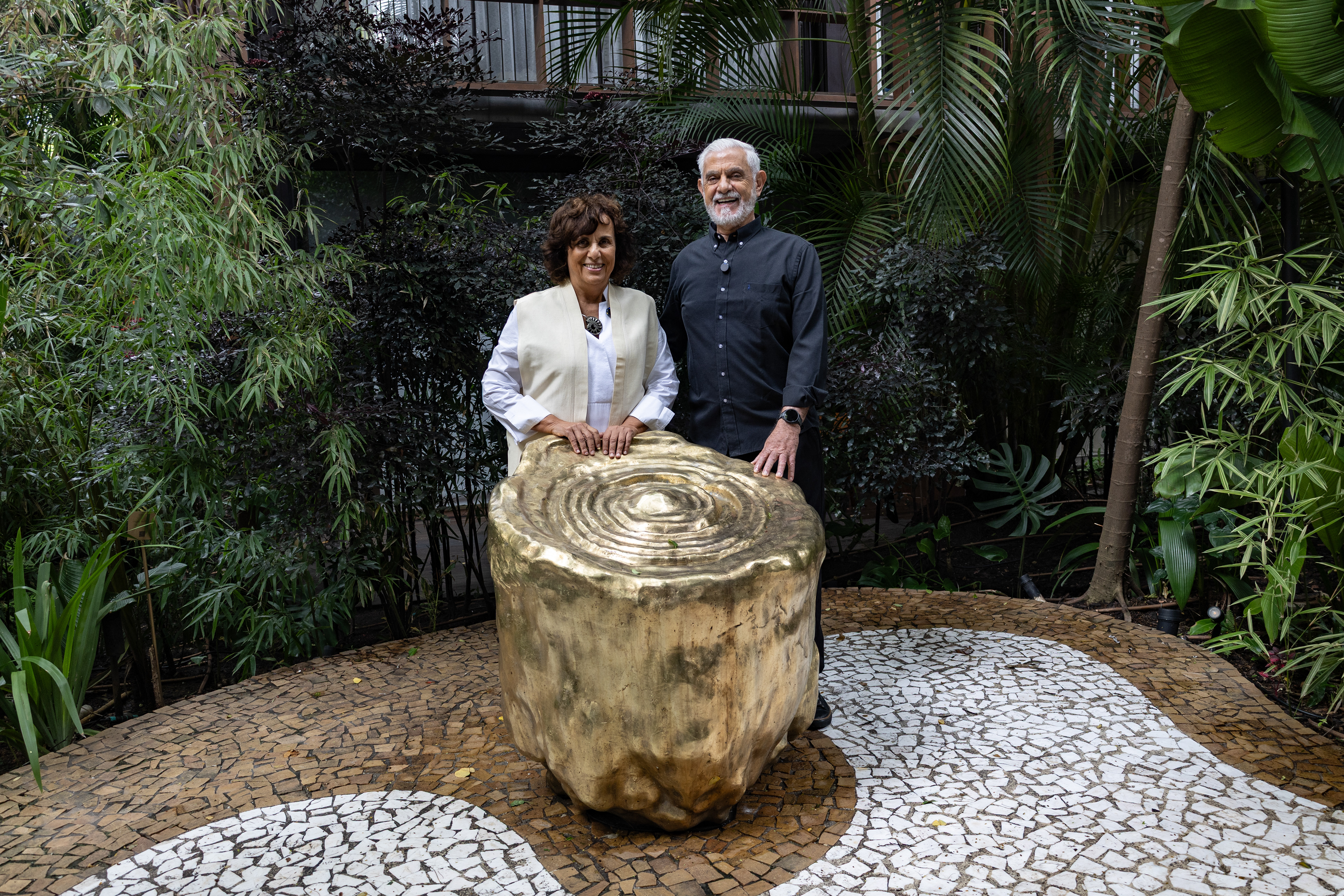 Denise Milan e Benedito Abbud