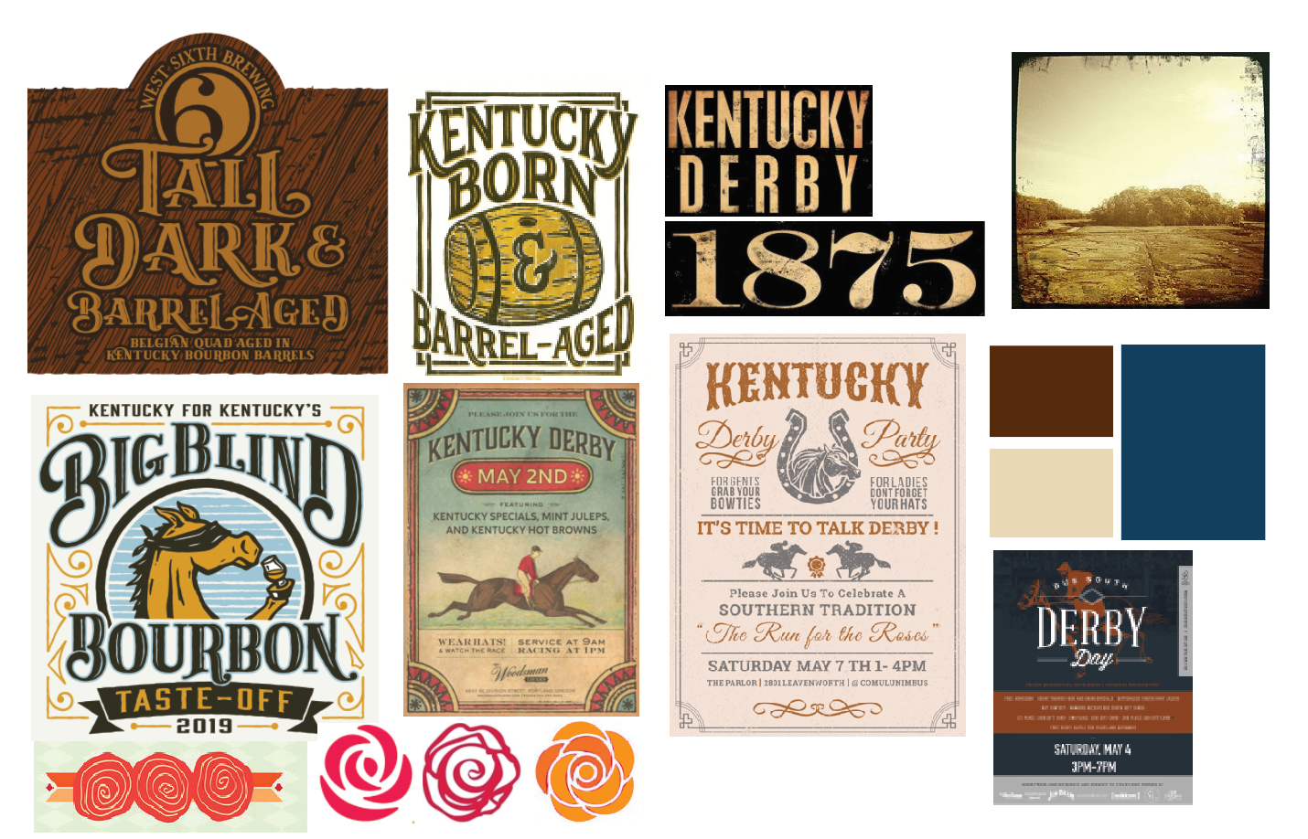 Kentucky Derby Moodboard