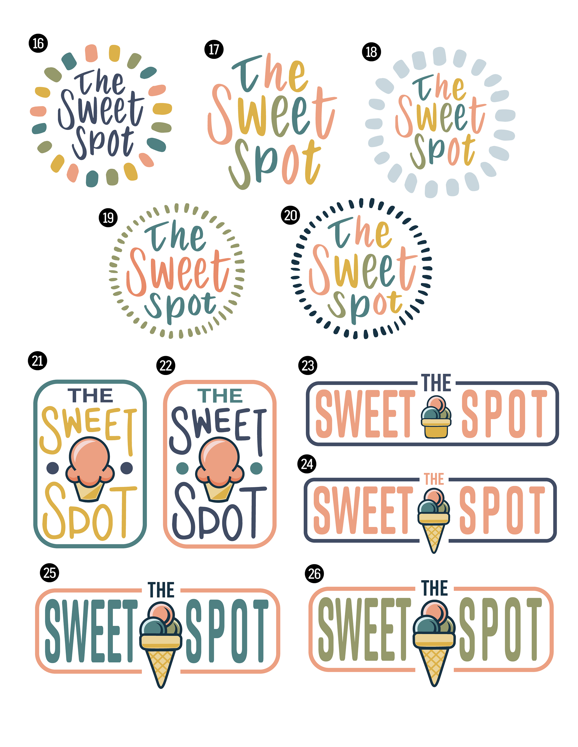 The Sweet Spot  Design Portfolio
