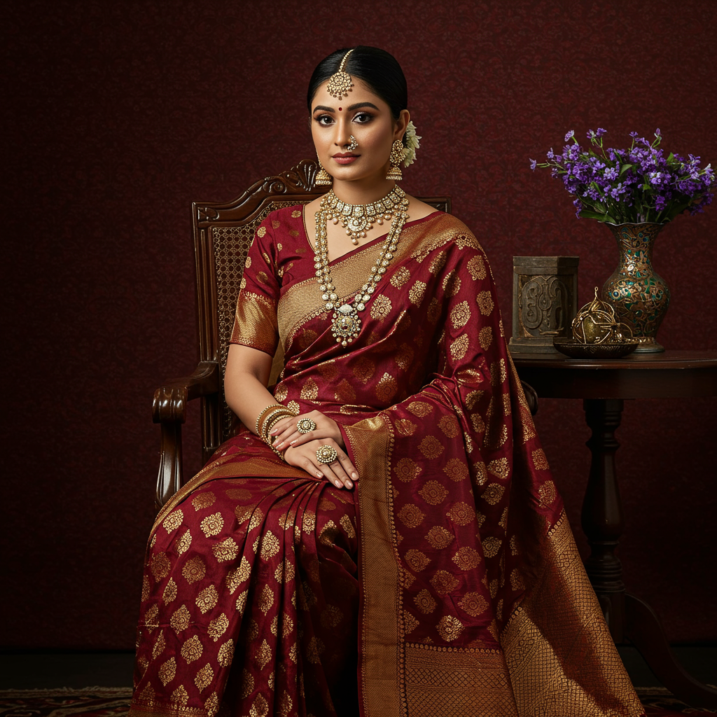 AI Traditional Saree by Jessin Sam S