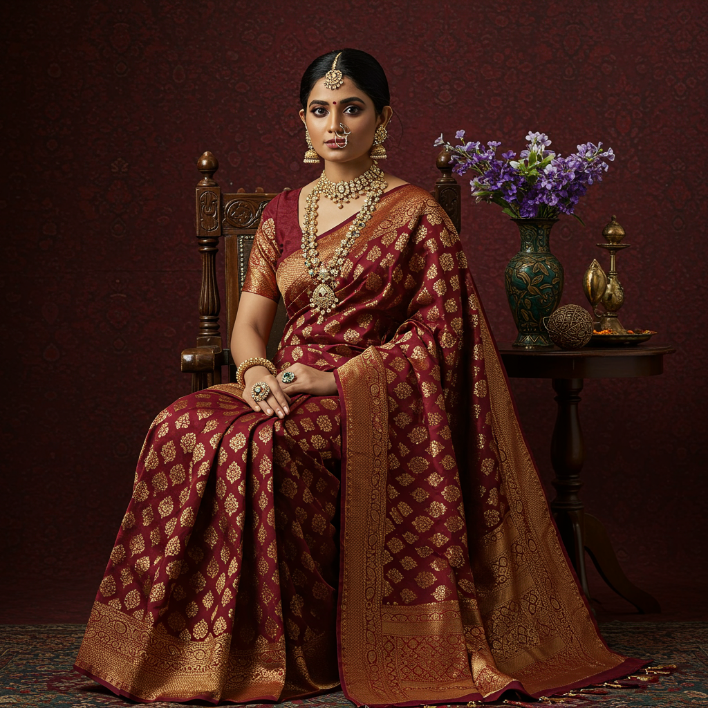 AI Traditional Saree by Jessin Sam S