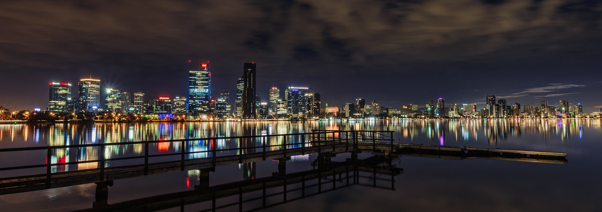 Perth CBD at Night, Western Australia