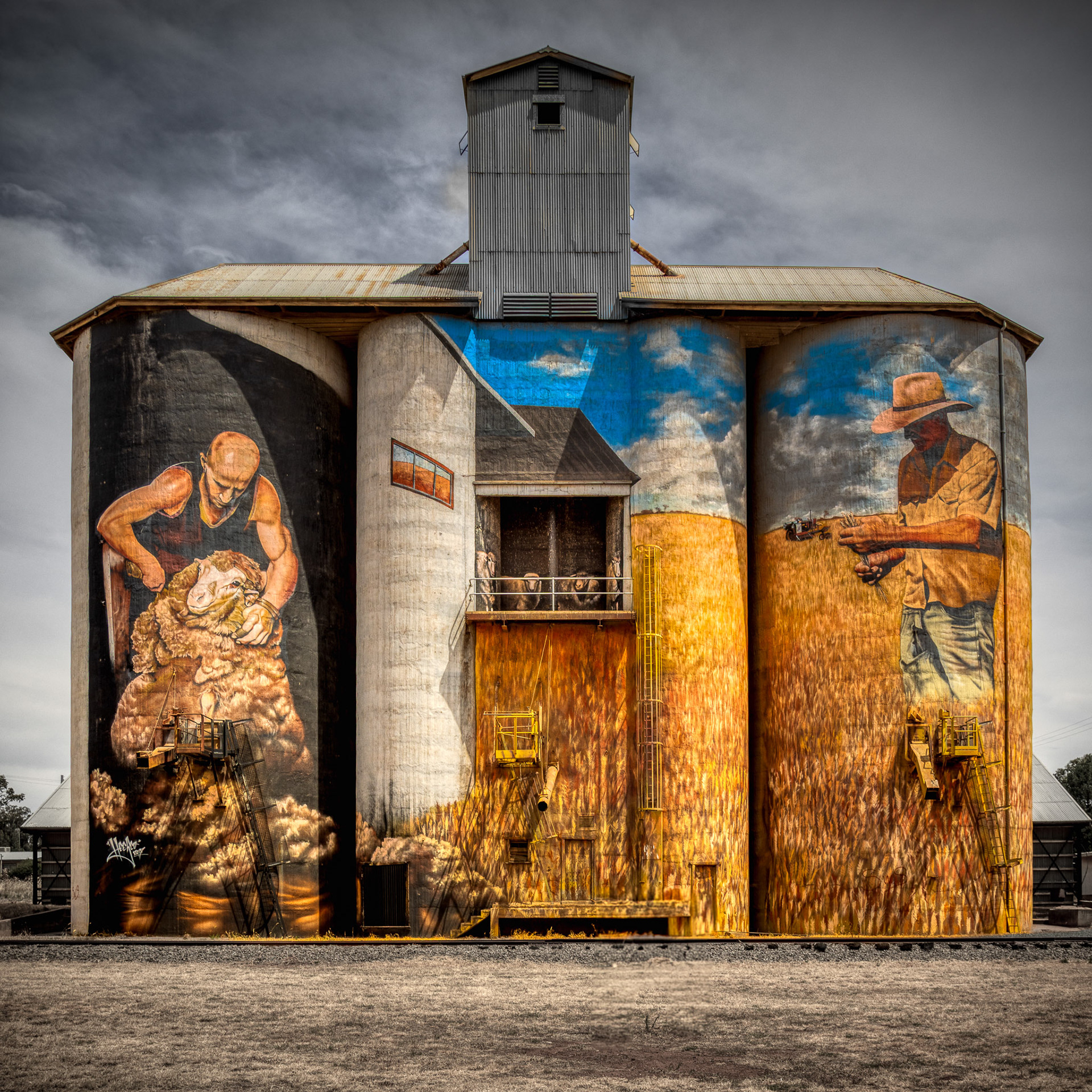 Silo Art, Weethalie, New South Wales