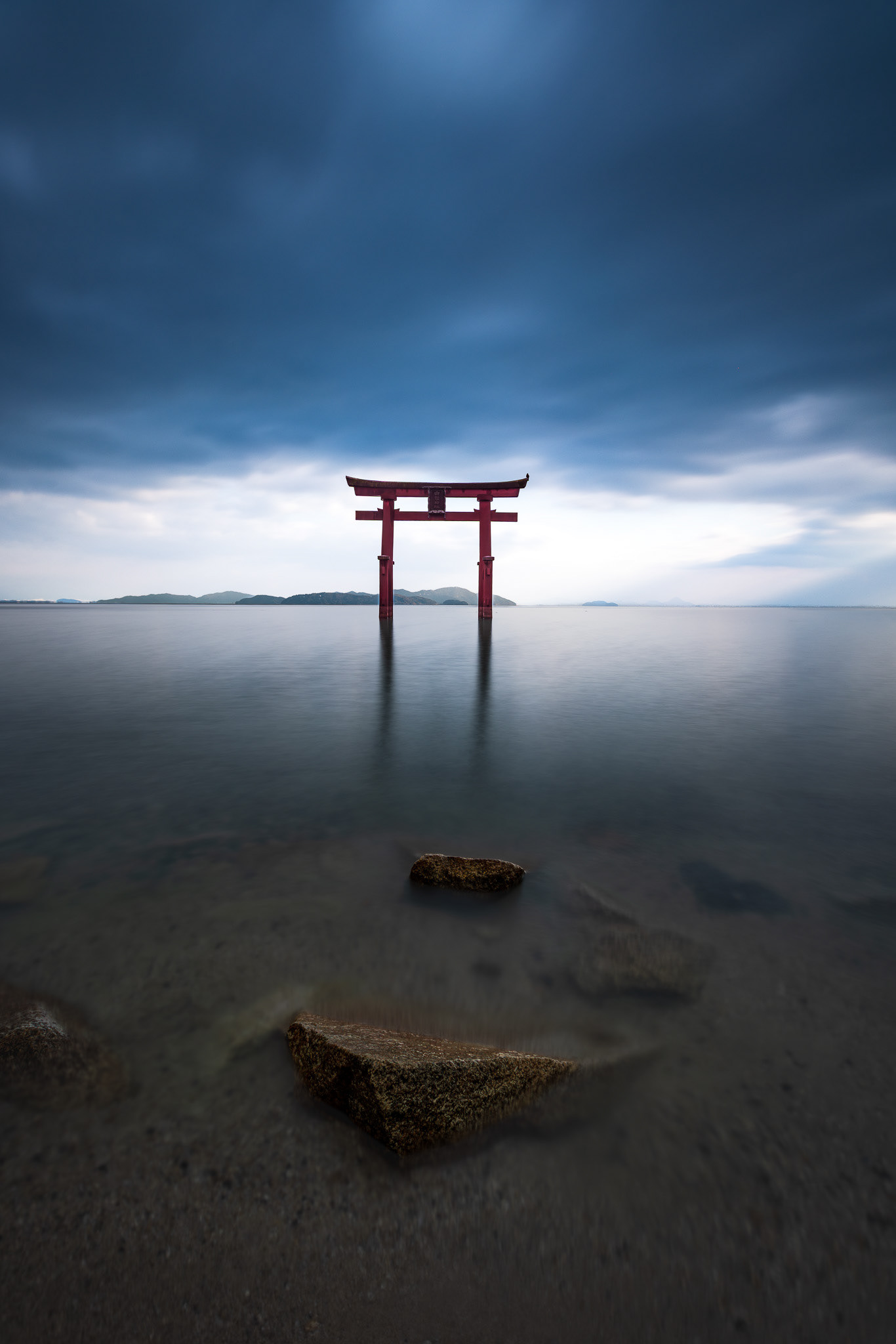 Shirahige Shrine Torii Gate, Lake Biwa