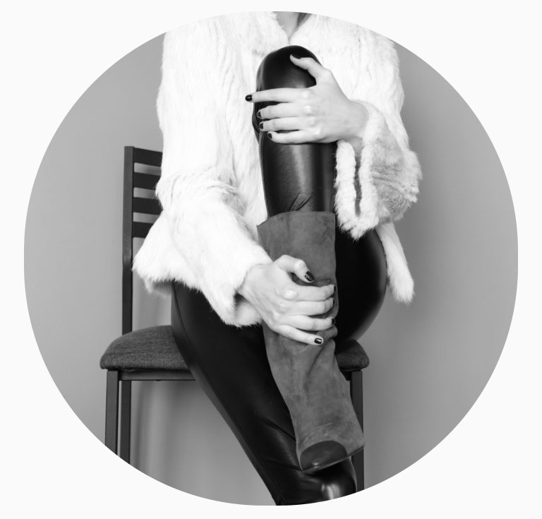 Black and White photo of modal styled by SD