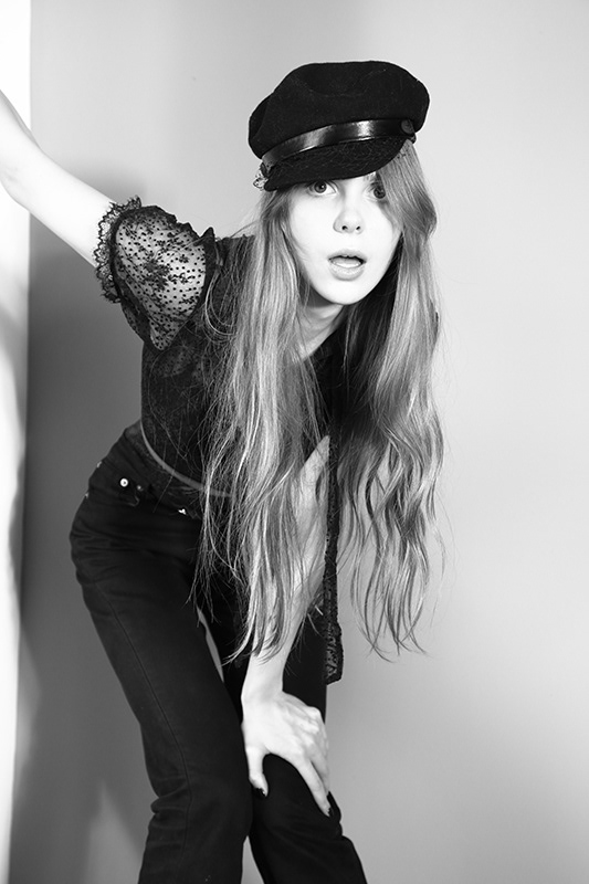 photo of model styled for high fashion links to FASHION section