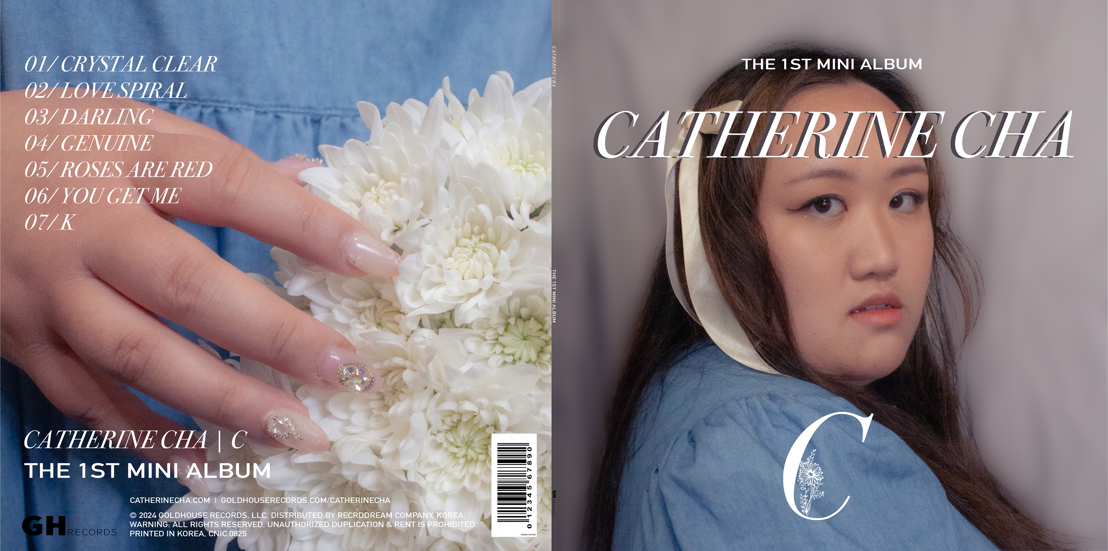 Catherine Cha - C - Vinyl Record Front, Back & Spine