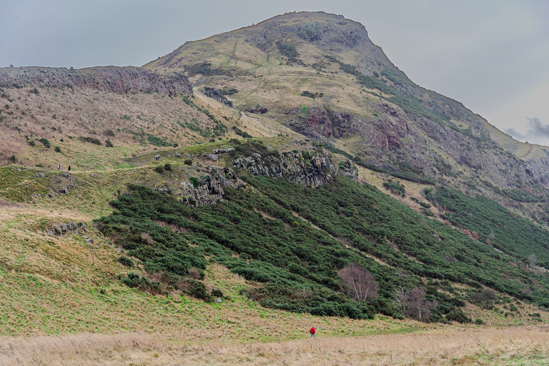 Holyrood Park is a 650-acre park.