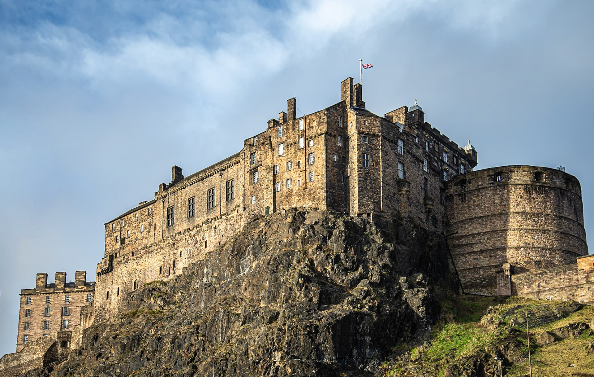 Rear of Edinburgh Castle.