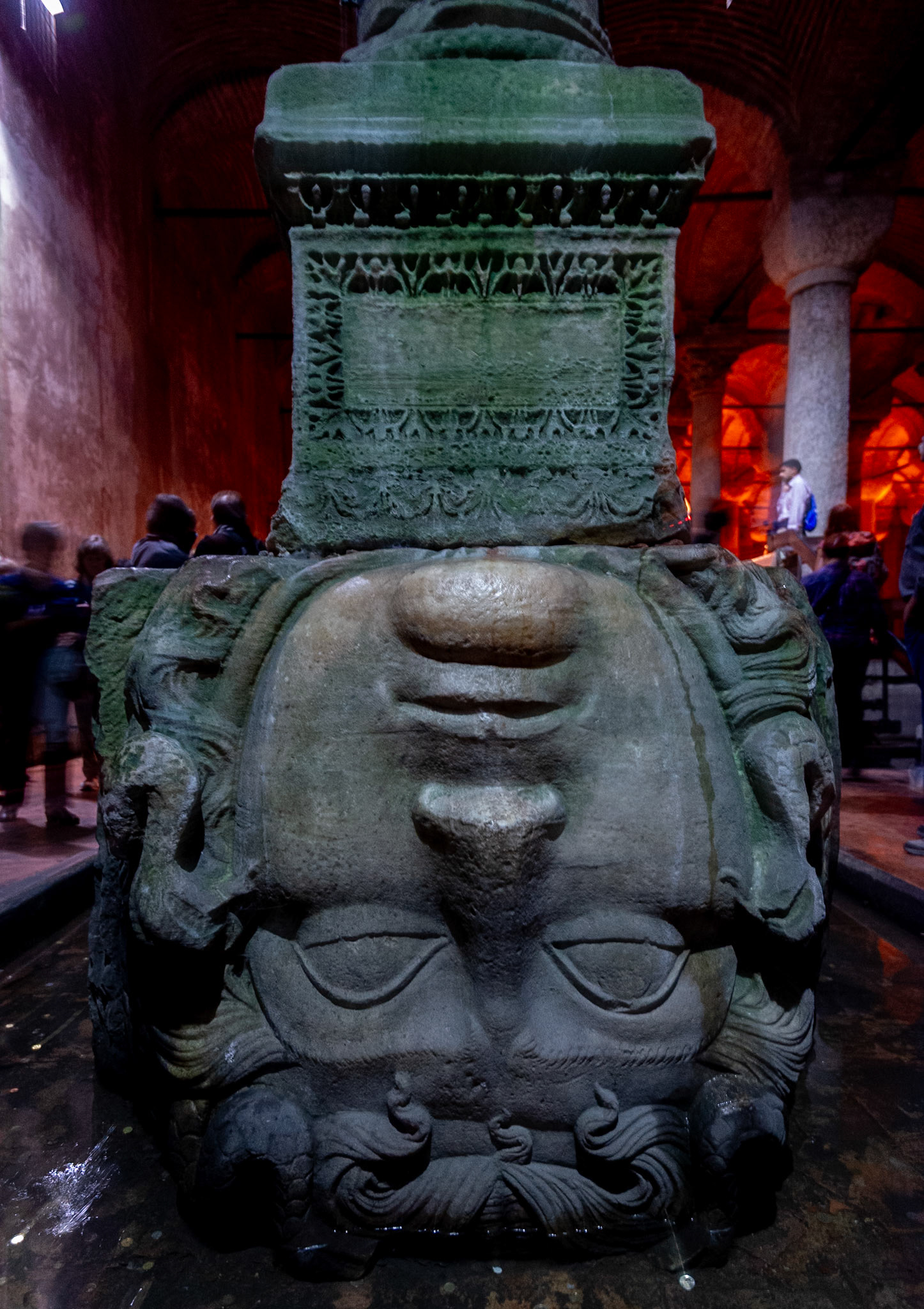 Medusa-Headed Column Base