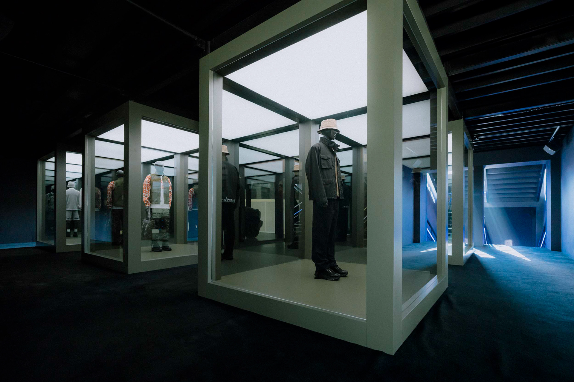 The Mercedes-Benz x Moncler by NIGO collaboration presents the art piece "Project Mercedes-Benz G-Class Past II Future". Photo by Lukas Müller on behalf of Mercedes-Benz AG.