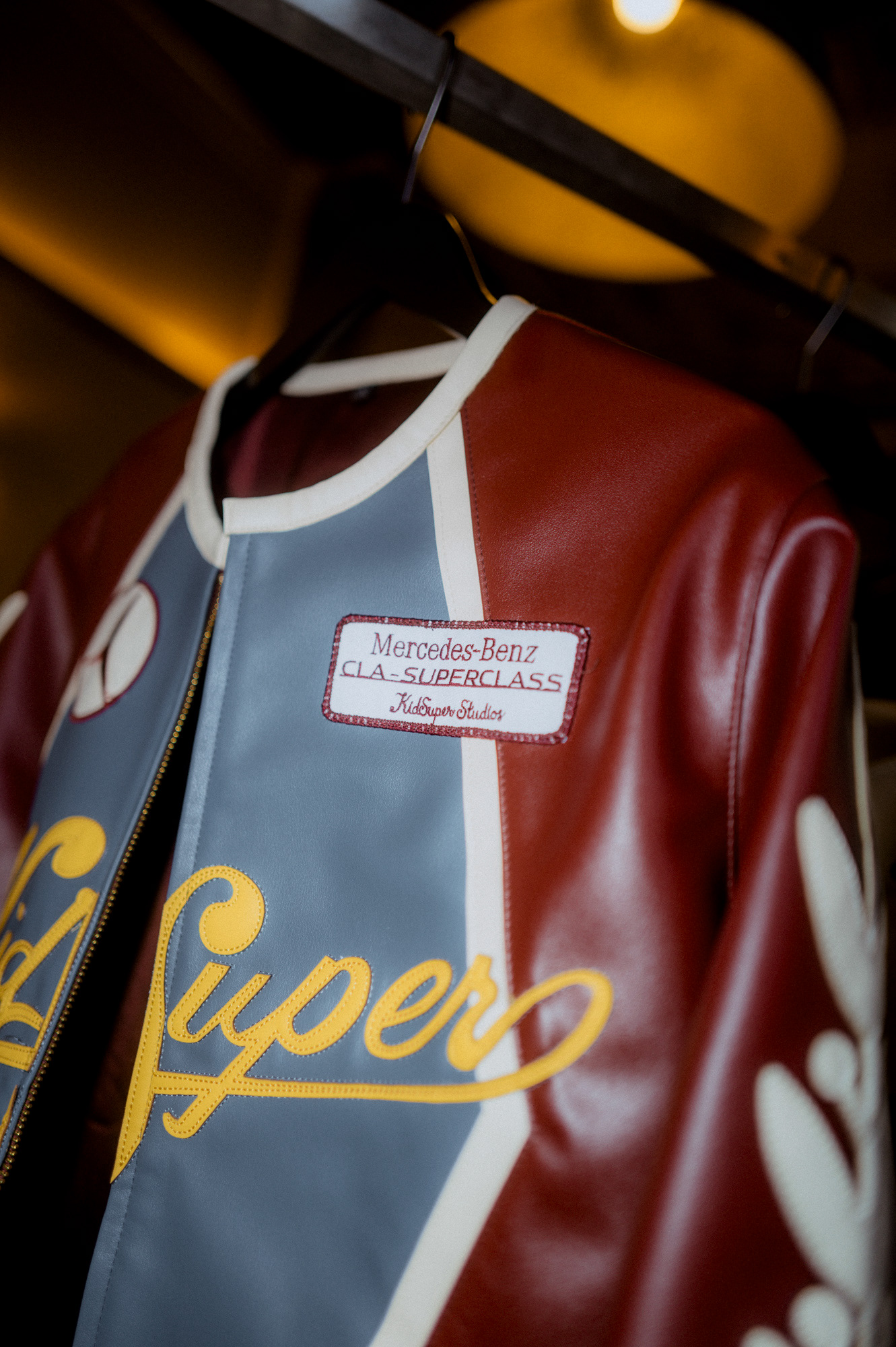 The Mercedes-Benz x KidSuper by Colm Dillane collaboration presents the art piece "The Superhero CLA" and an exclusive capsule collection at Paris Fashion Week 2025. Lukas Müller for Mercedes-Benz AG.