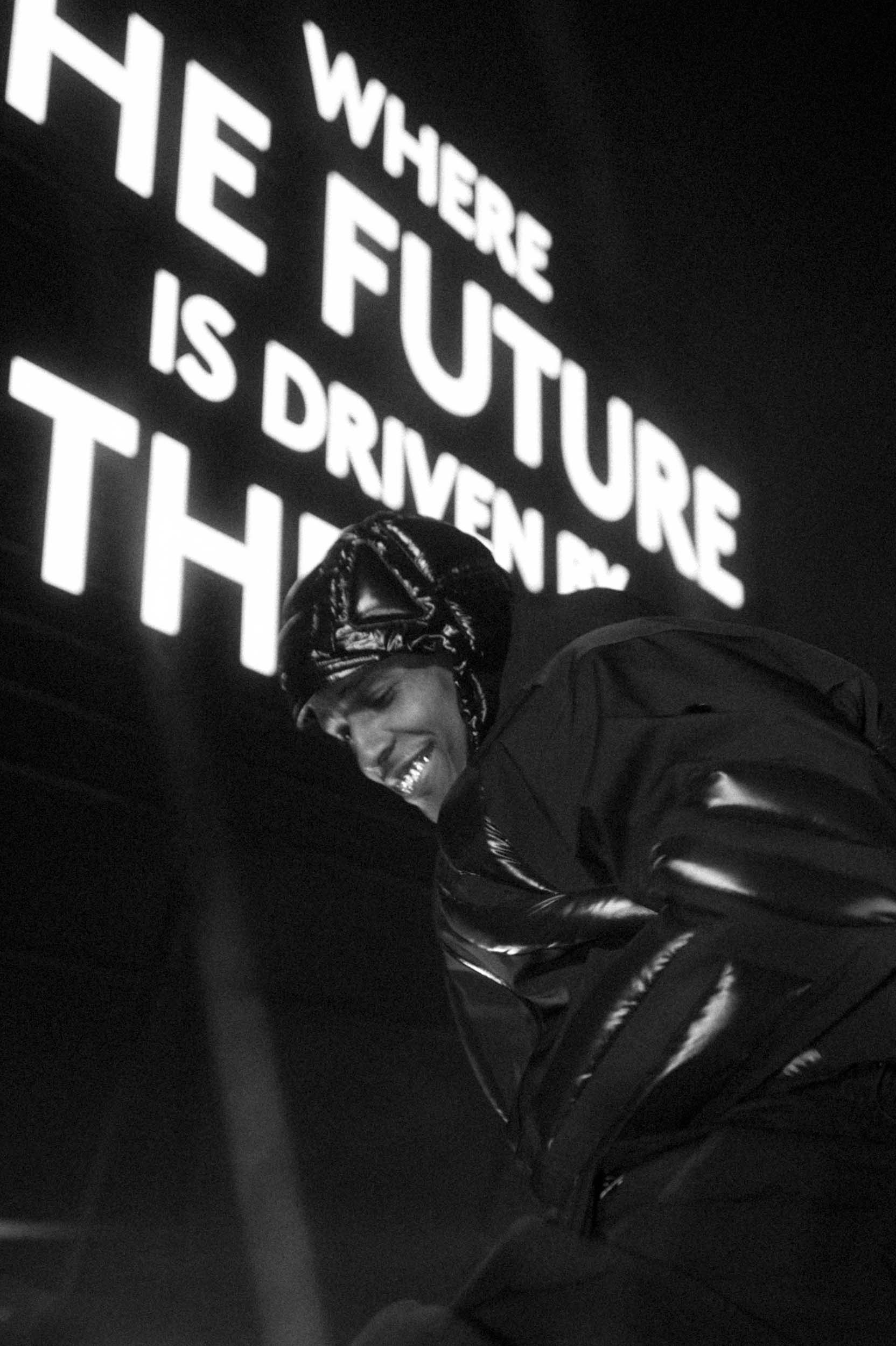 The Mercedes-Benz x Moncler by NIGO collaboration presents the art piece "Project Mercedes-Benz G-Class Past II Future". Photo by Lukas Müller on behalf of Mercedes-Benz AG.