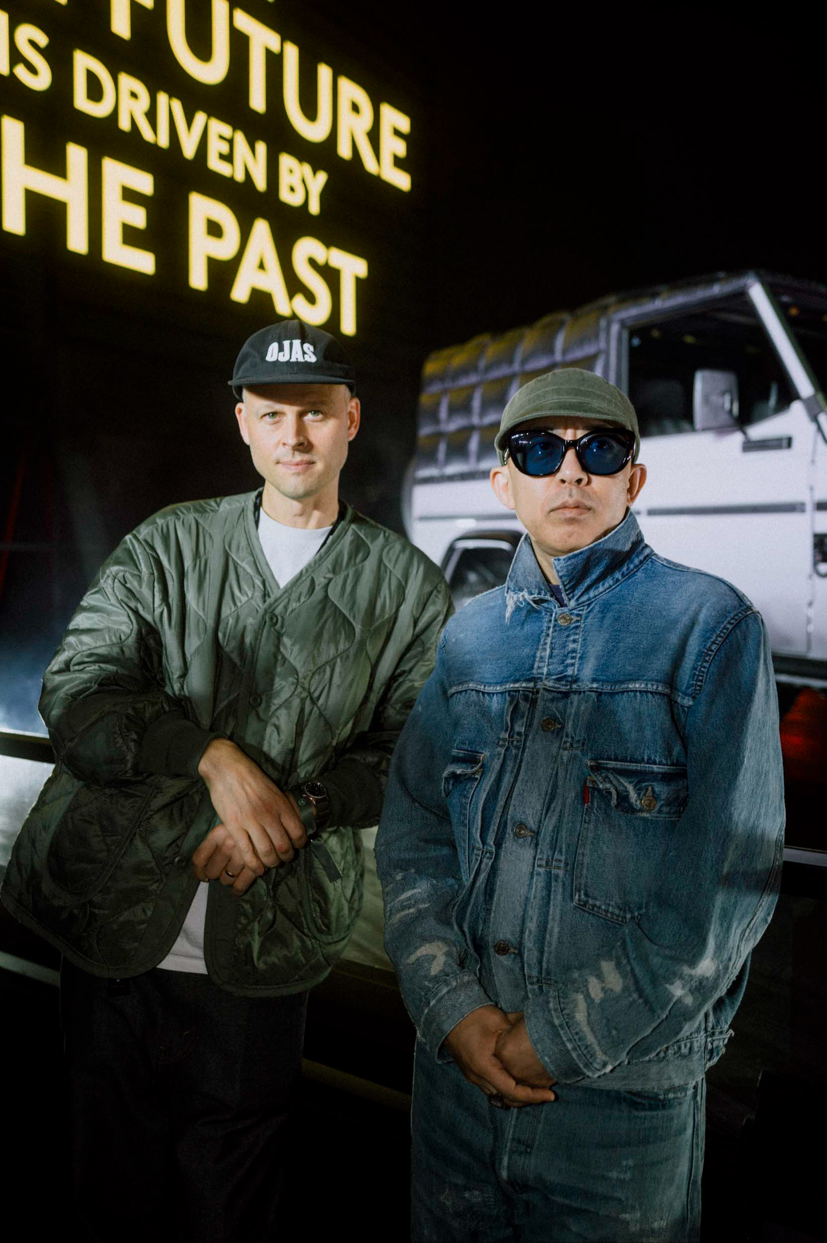 The Mercedes-Benz x Moncler by NIGO collaboration presents the art piece "Project Mercedes-Benz G-Class Past II Future". Photo by Lukas Müller on behalf of Mercedes-Benz AG.