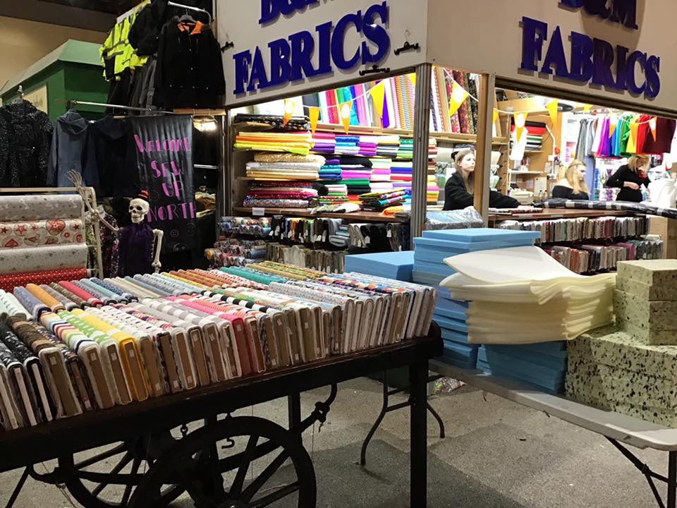 B&M Fabrics Inside The Kirkgate Market Hall Leeds