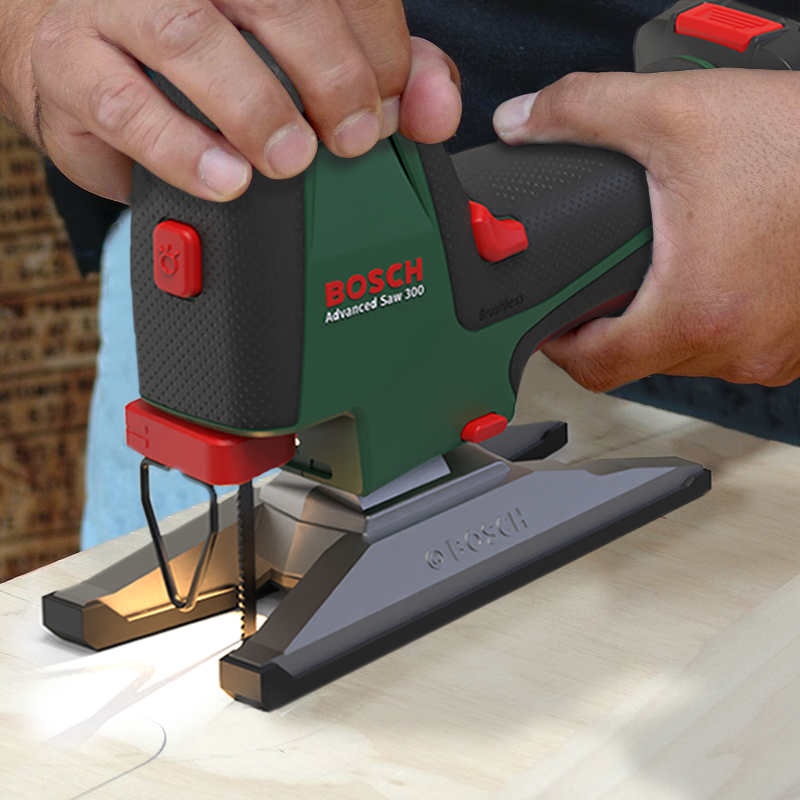 two handed operation, whilst using light