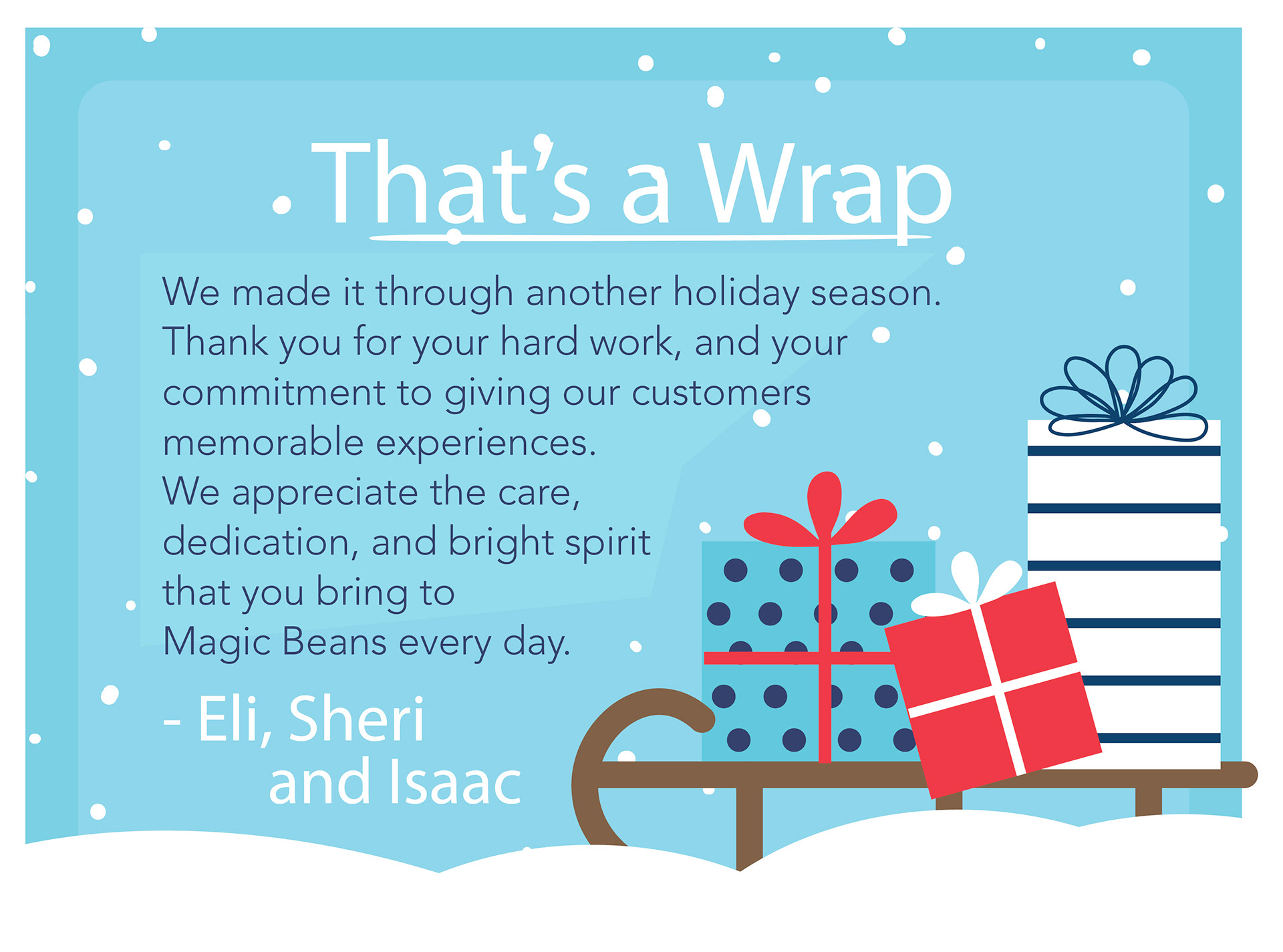 Staff Holiday Card