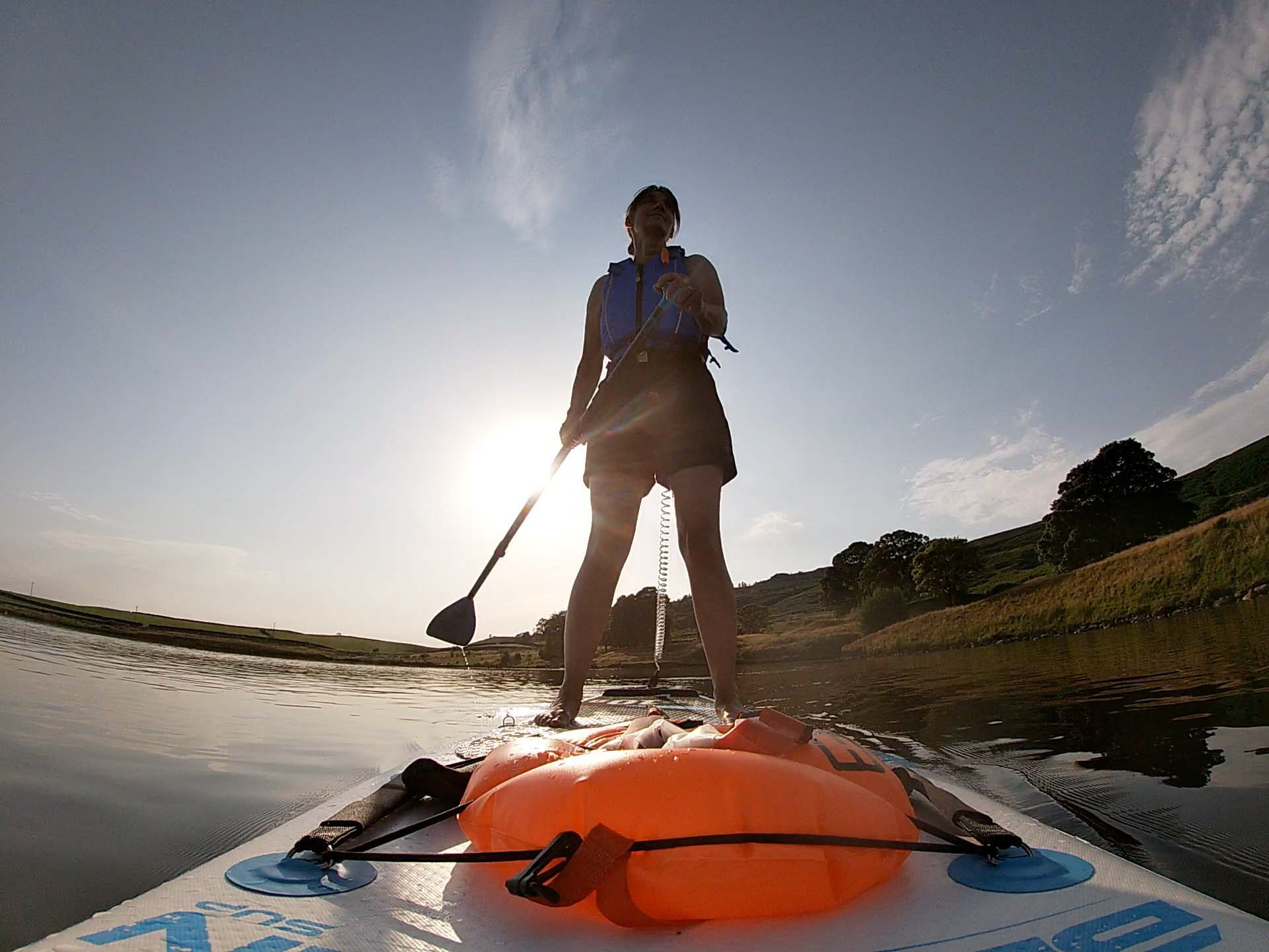 Embsay sailing club paddleboarding