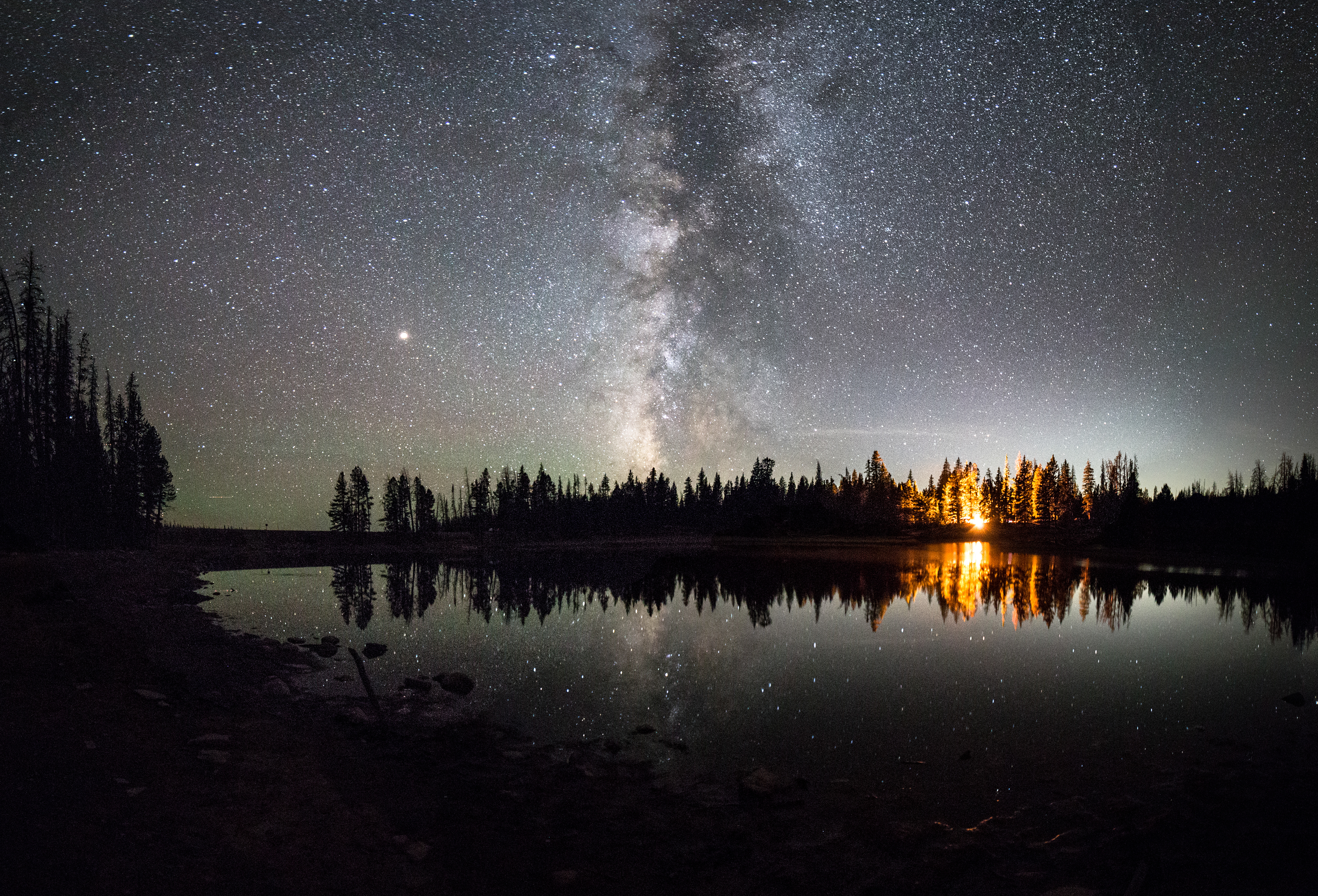 Lily Lake Milky Way