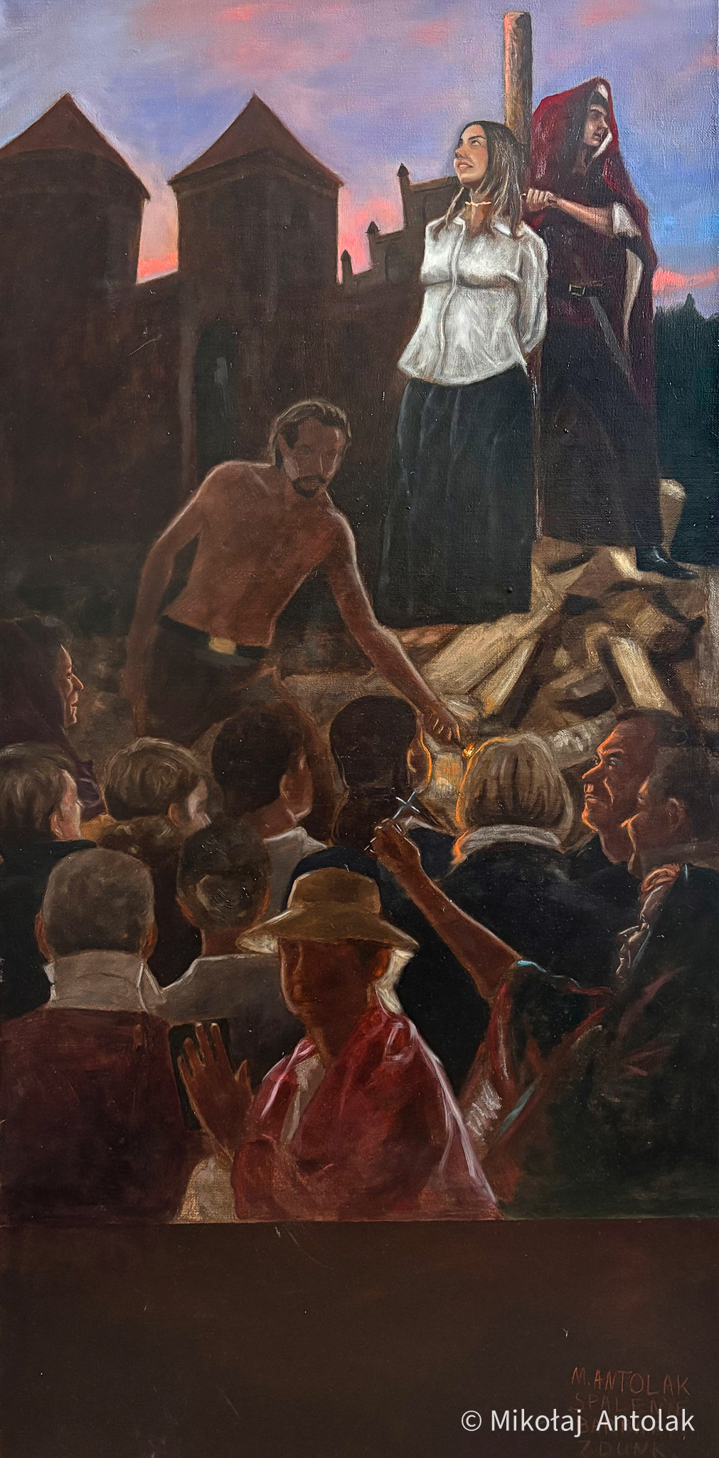 Spalenie Barbary Zdunk (Wersja mała 50x100)