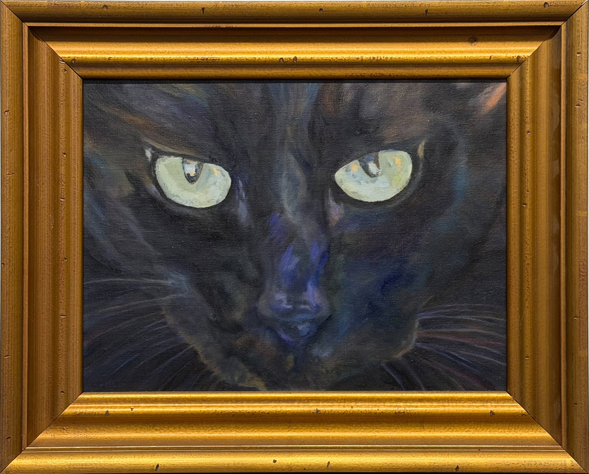 Katherine Miura Pete the Cat Oil on Canvas, 21x17 inches
