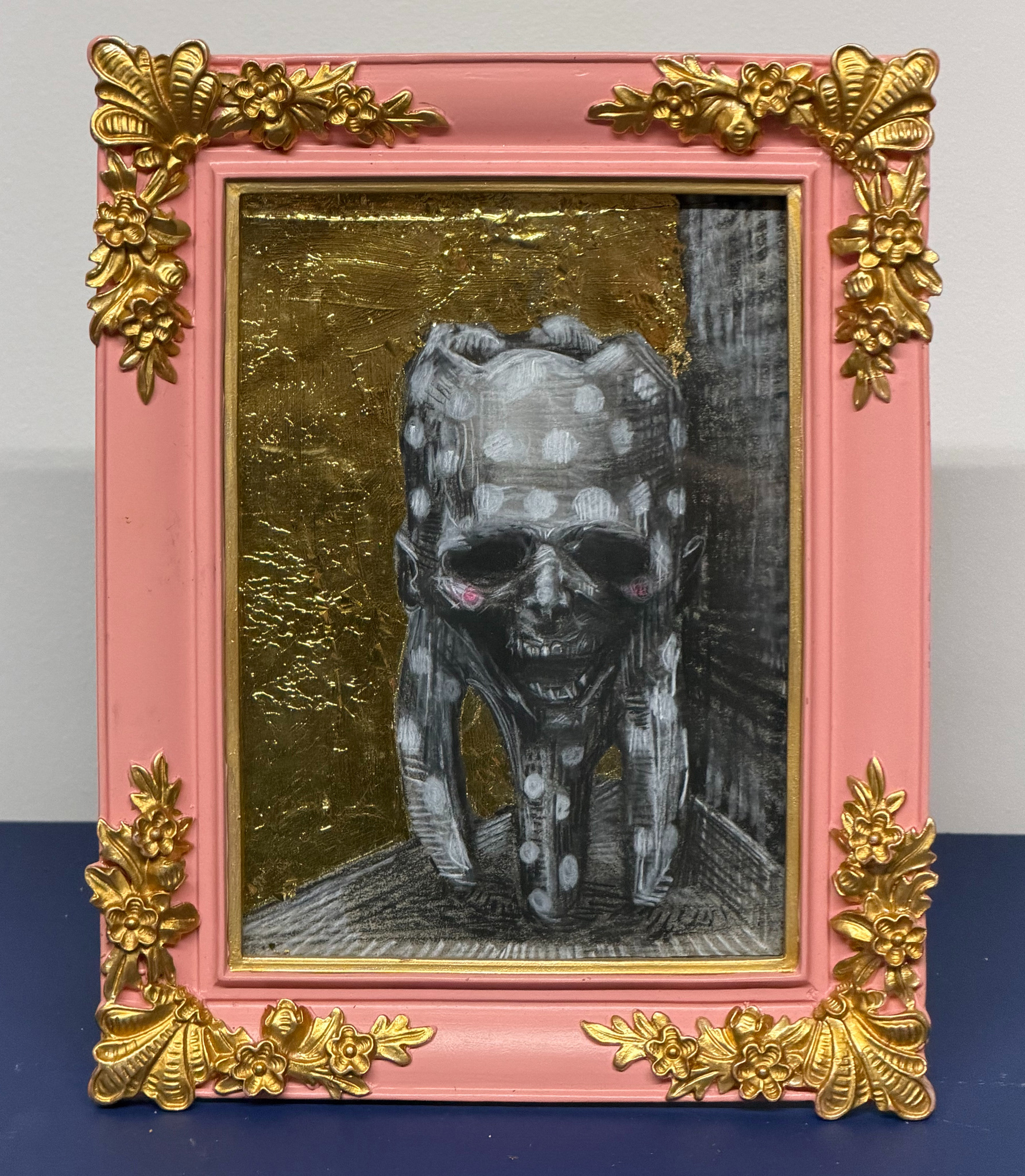 Laurel Driskill  Erma the Cavity Mixed Media, 7x9 inches