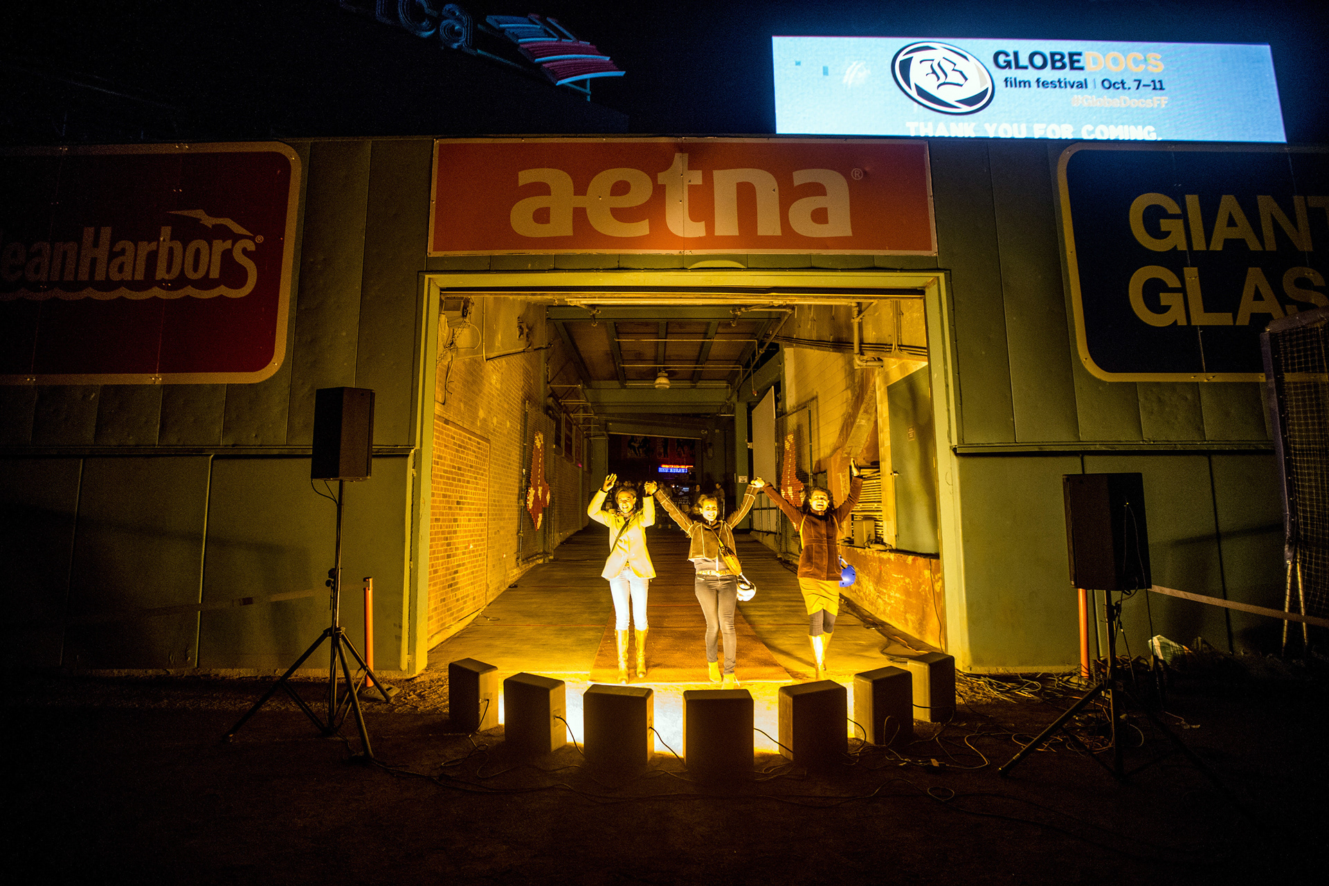 Ovation — an interactive sound and light installation produced in collaboration with Heather Kapplow