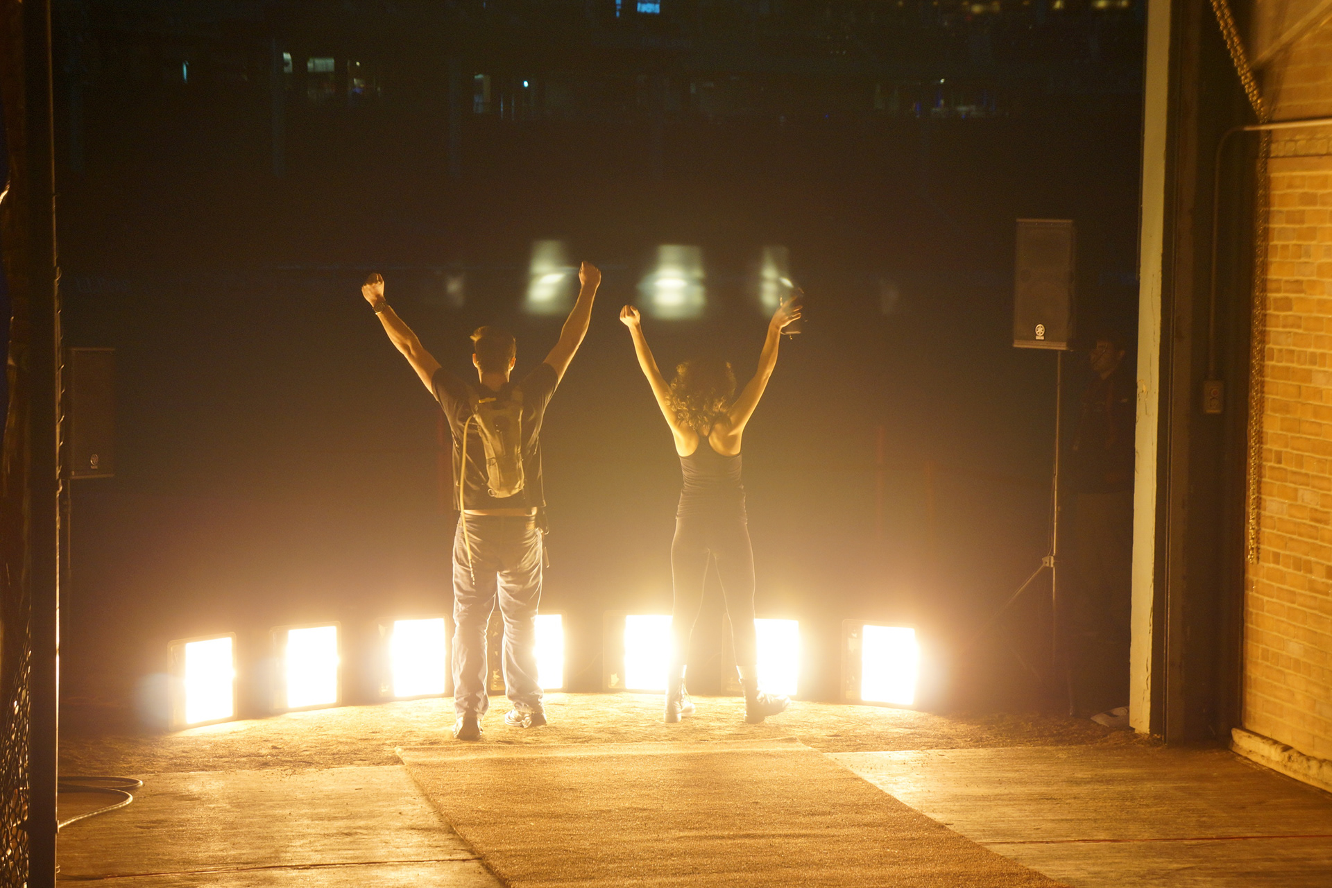 Ovation — an interactive sound and light installation produced in collaboration with Heather Kapplow
