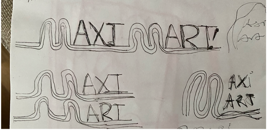 reference given to graphic designer