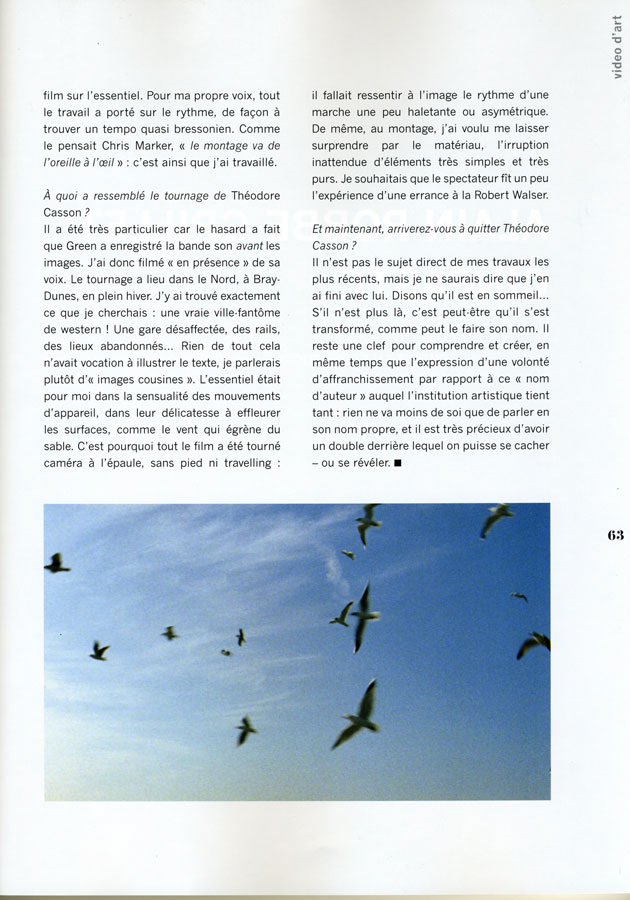 article de Alain Rauwel, revue Prussian Blue, 2014