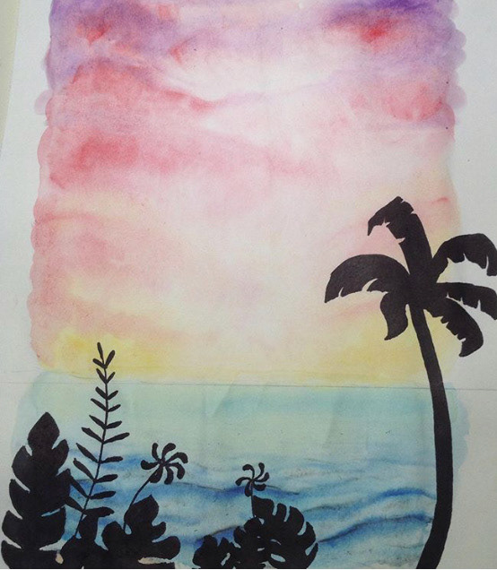 Background Painted Design Once On This Island