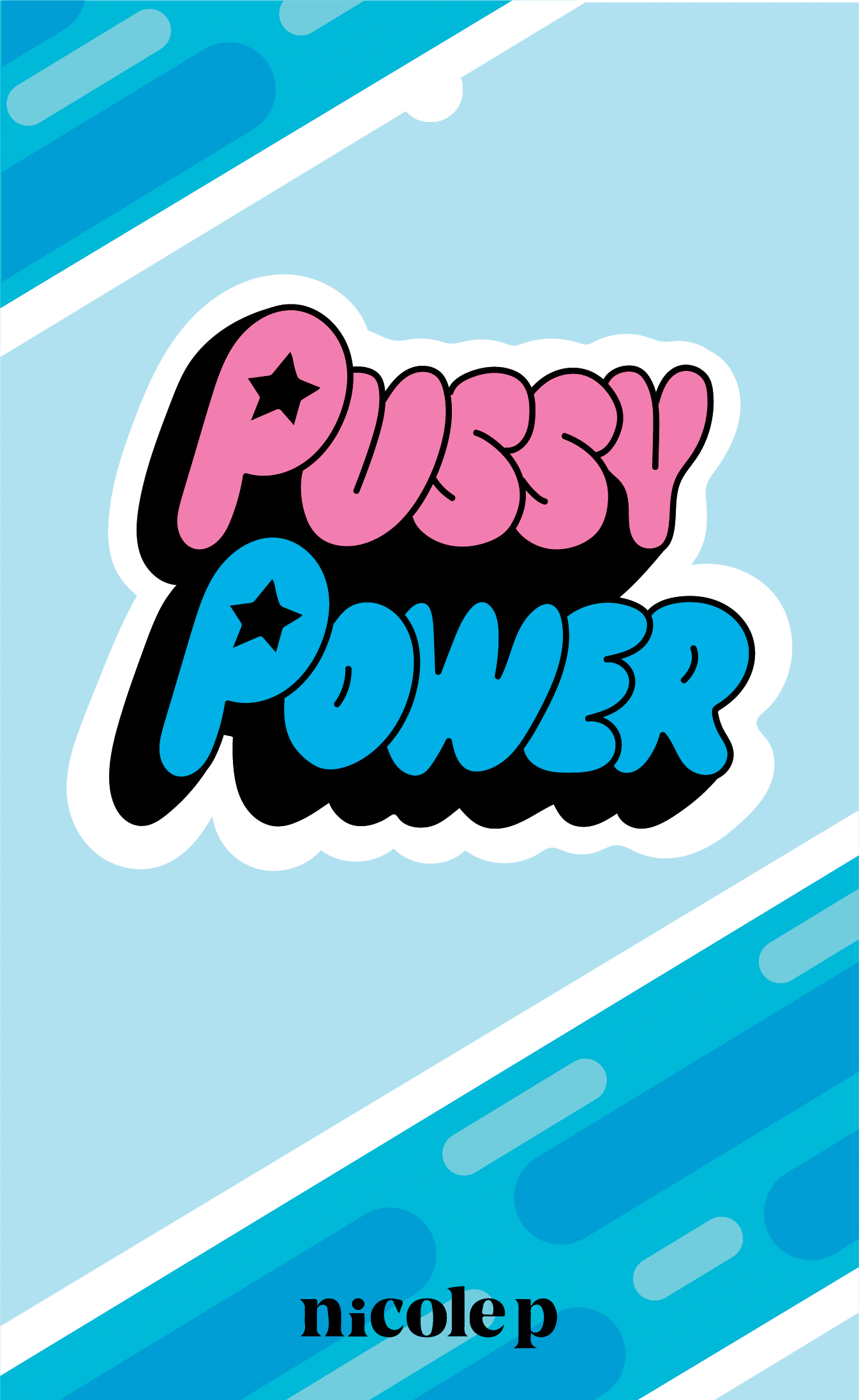 Idea graphic n. 1: PussyPower Dolly (back)