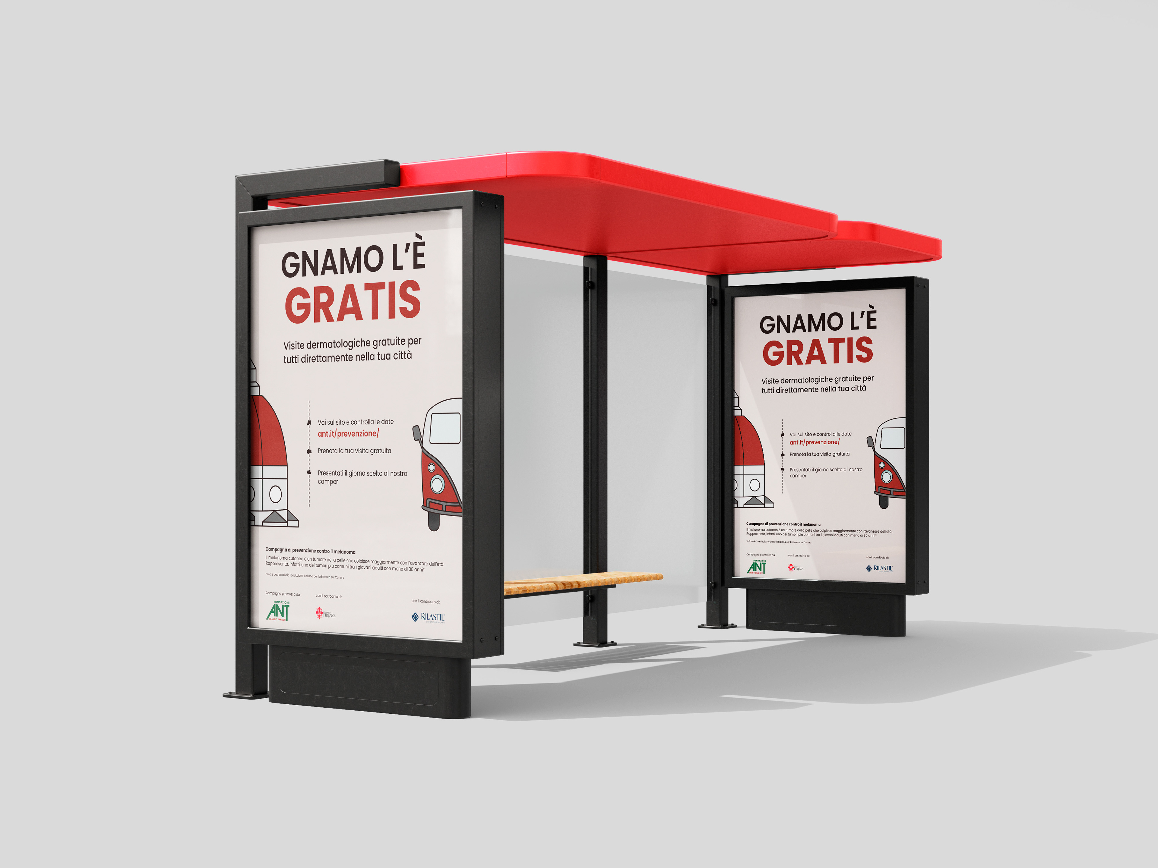 Poster at a bus station in Firenze