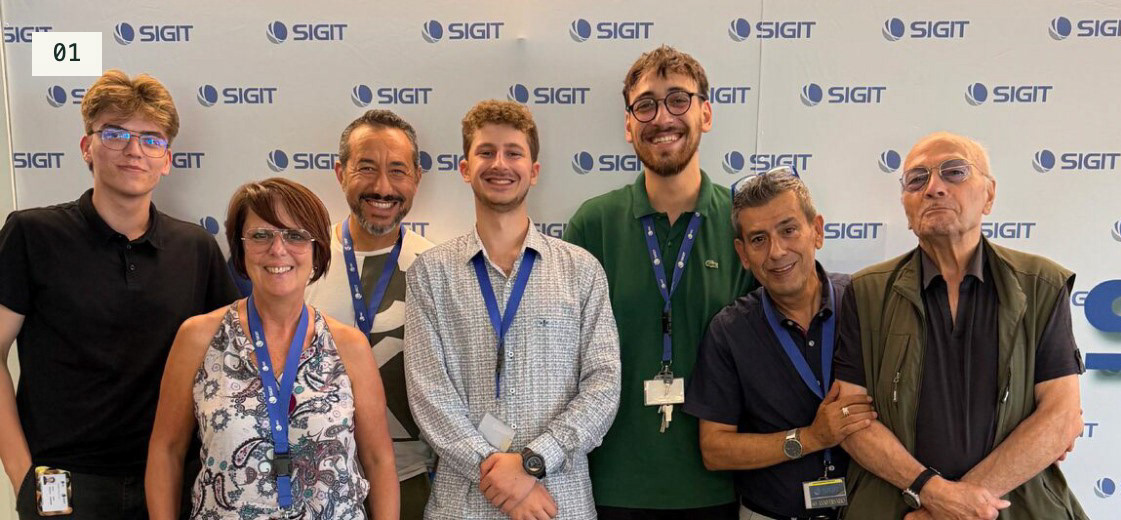 Project 01. Becker with the SIGIT Group team in Turin, Italy
