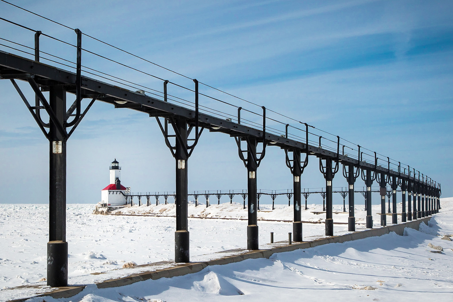 East Pierhead Lighthouse, Michigan City, Indiana