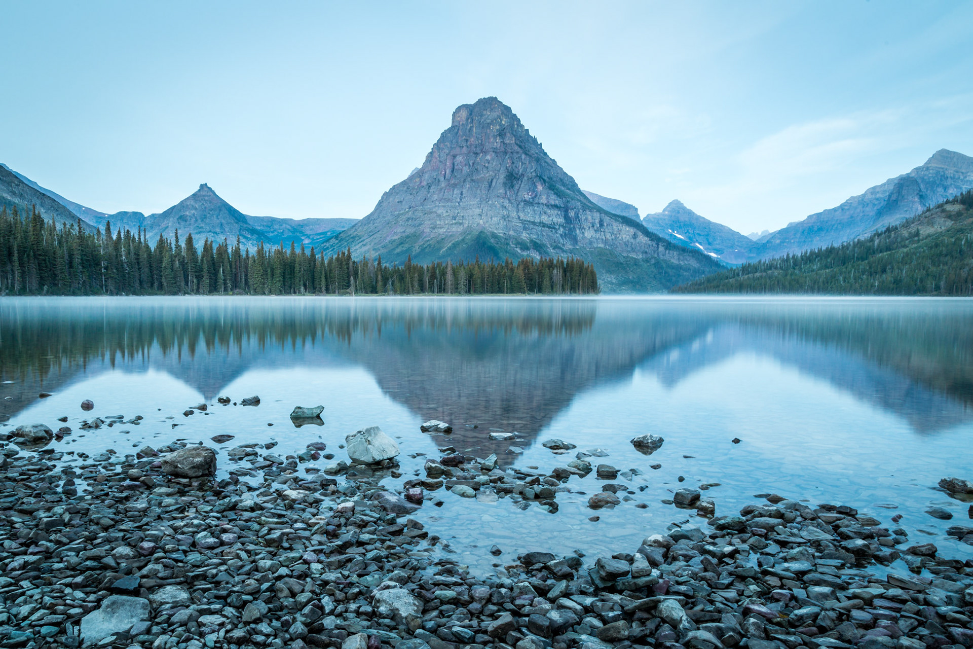 Two Medicine Lake, Glacier NP, Monta